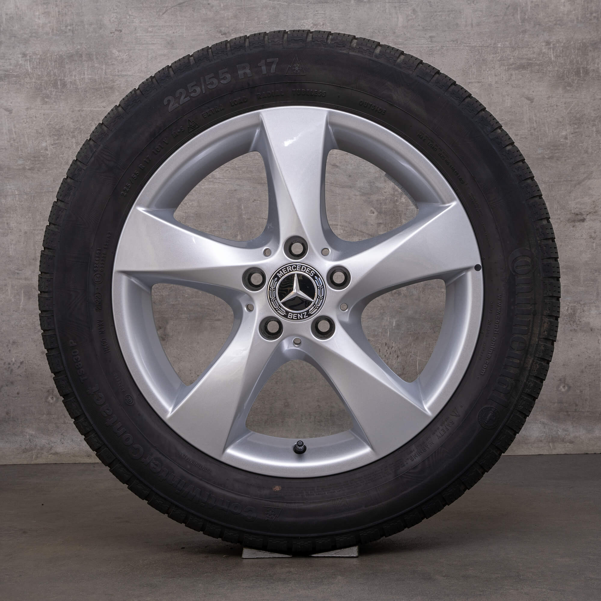Original Mercedes Benz Classe V roues d'hiver 17 pouces W447 Vito Viano jantes A4474012200 argent