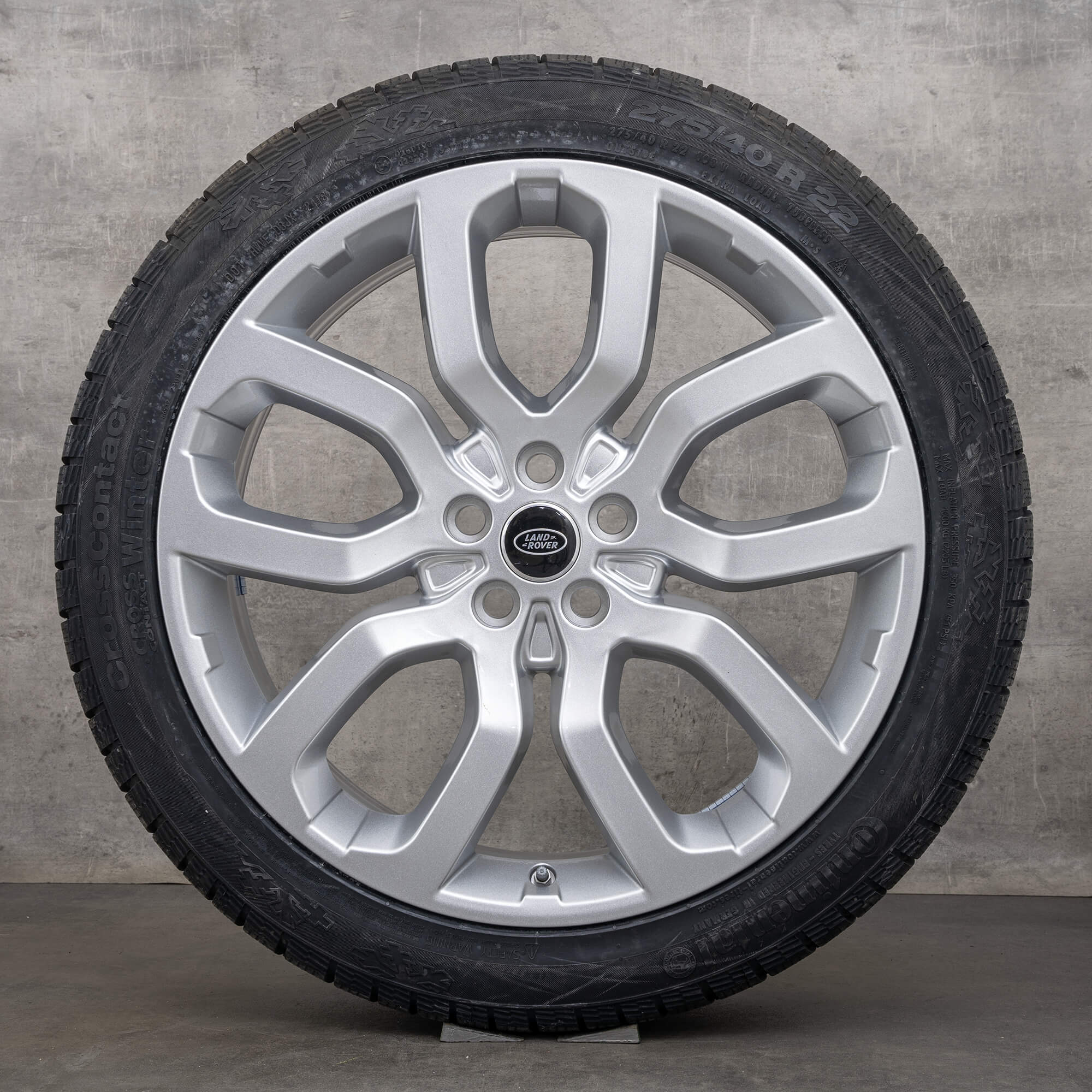 Land Range Rover Sport vinterhjul 22 tums fälgar vinterdäck stil 6
