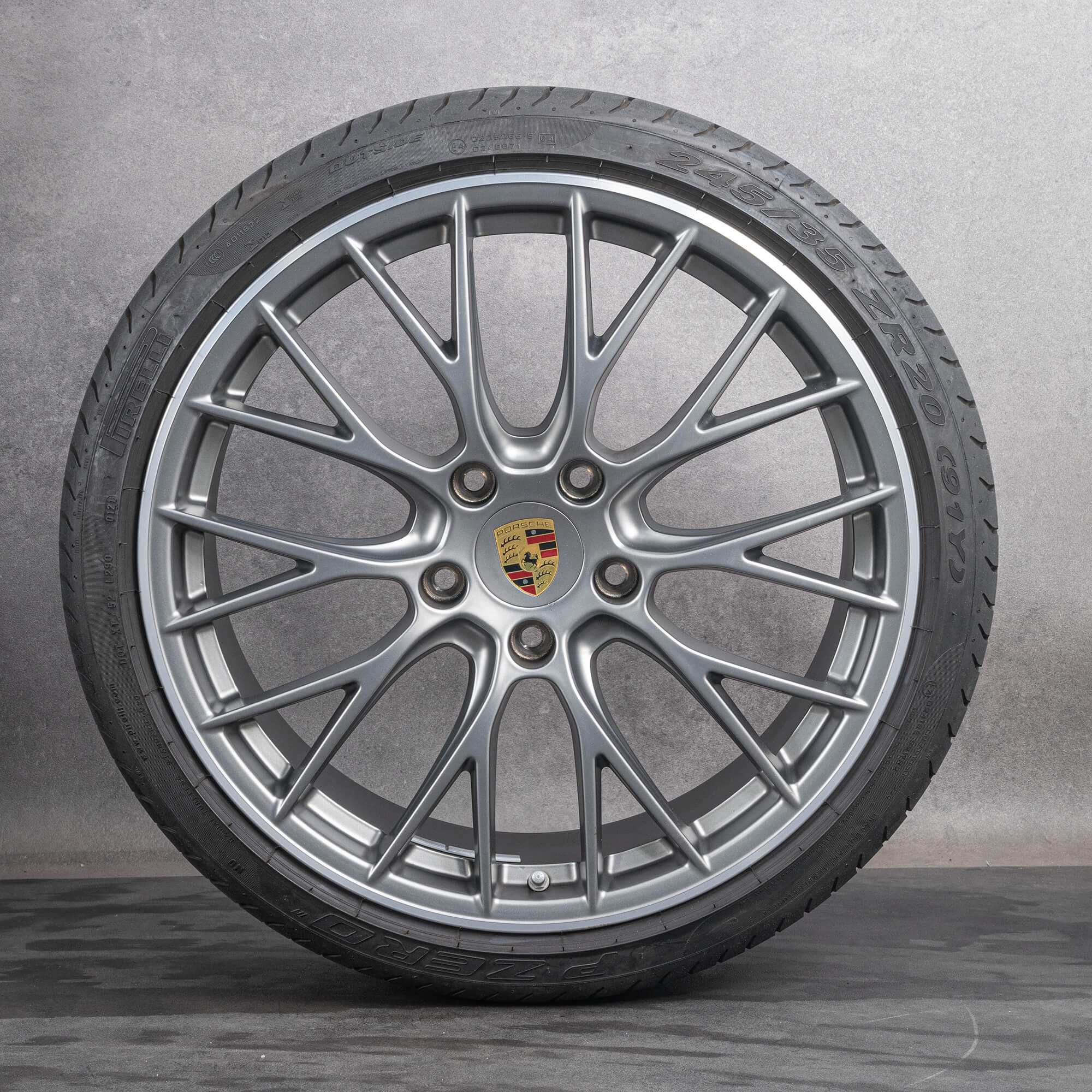 Original Porsche 20 pouces 991 II 4S C4 RS Spyder jantes pneus d'été