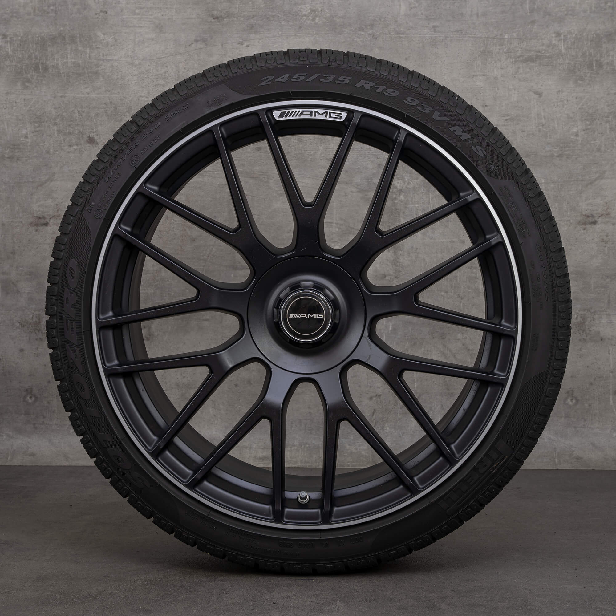 AMG Mercedes Benz jantes 19 pouces C63 S W205 S205 roues hiver pneus hiver
