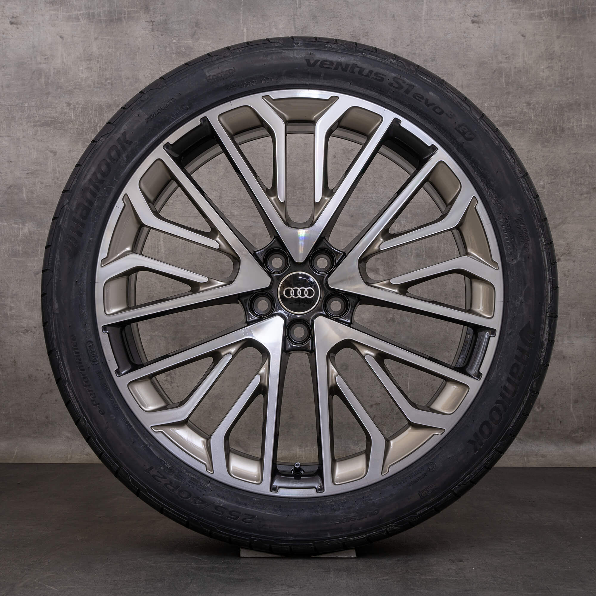 Original Audi Q5 SQ5 Winterräder 21 Zoll FY GU Sportback Felgen 8MA601025L granit gold glanzgedreht NEU