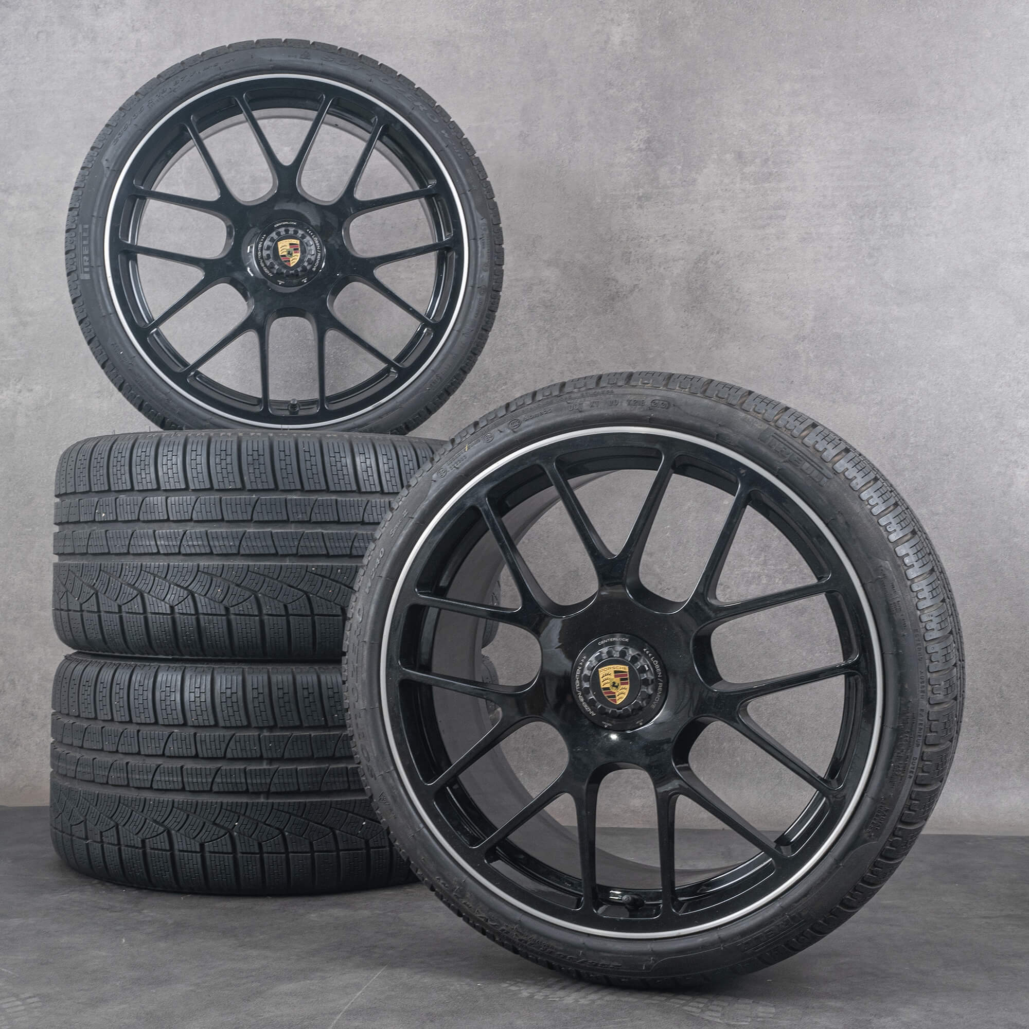 Cerchi originali Porsche 997 19 pollici Turbo GTS Winterrder 997362157 Pneumatici invernali