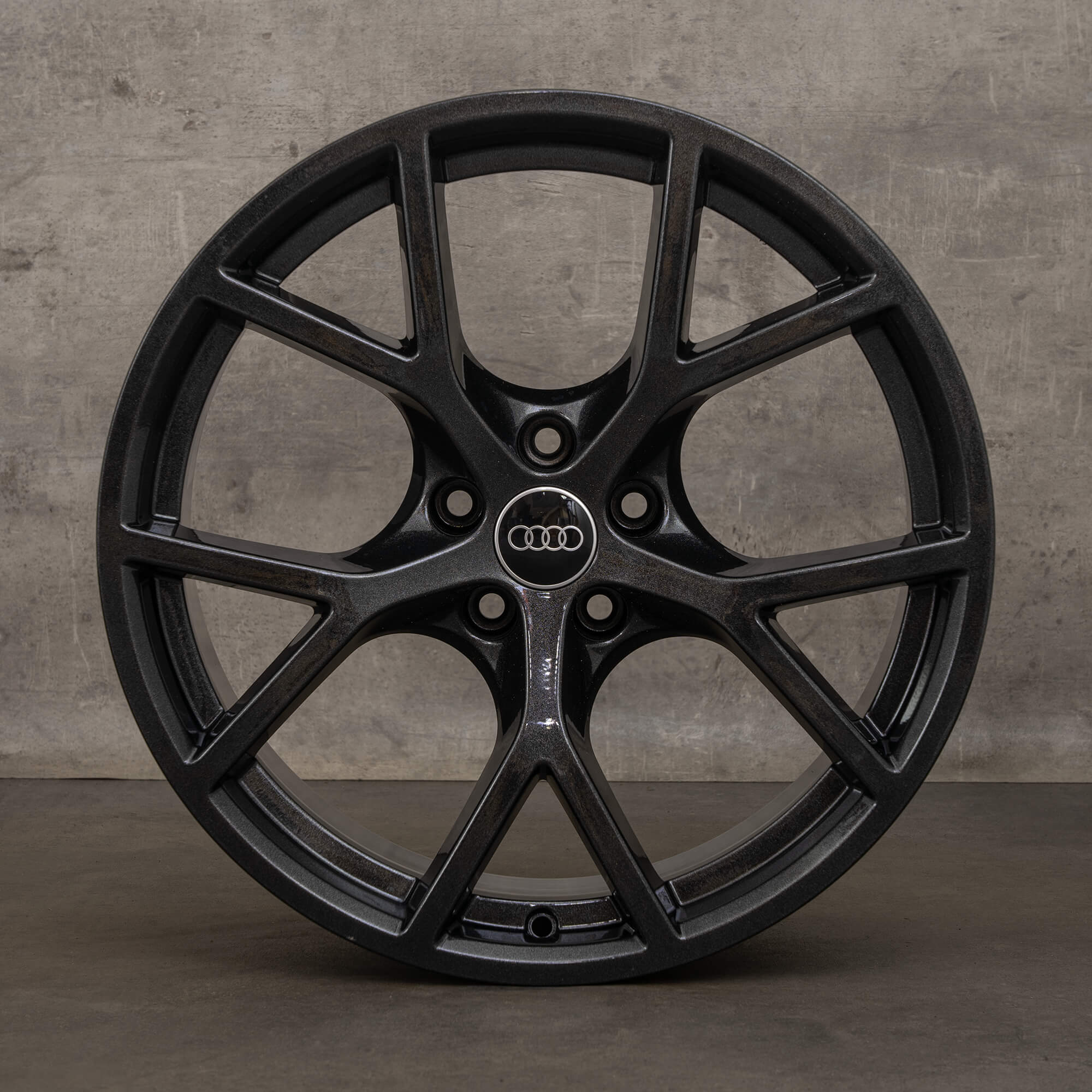 Cerchi originali Audi RS3 19 pollici 8Y 8Y0601025BT 8Y0601025BQ verniciati in nero metallizzato