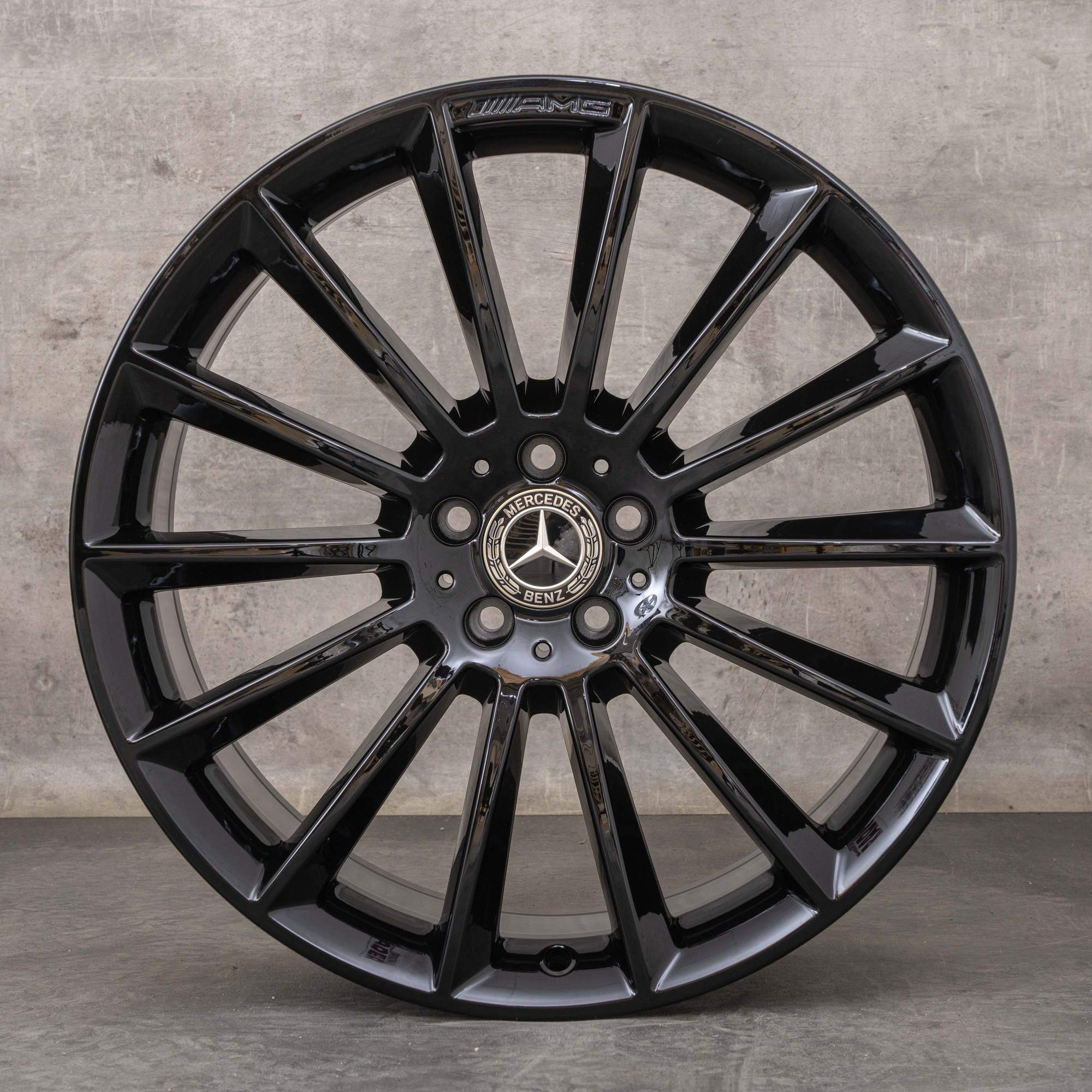 Oryginał Mercedes Benz GLE AMG Felgi 21 cali W167 V167 A1674013400 A1674013500 czarny błyszczący