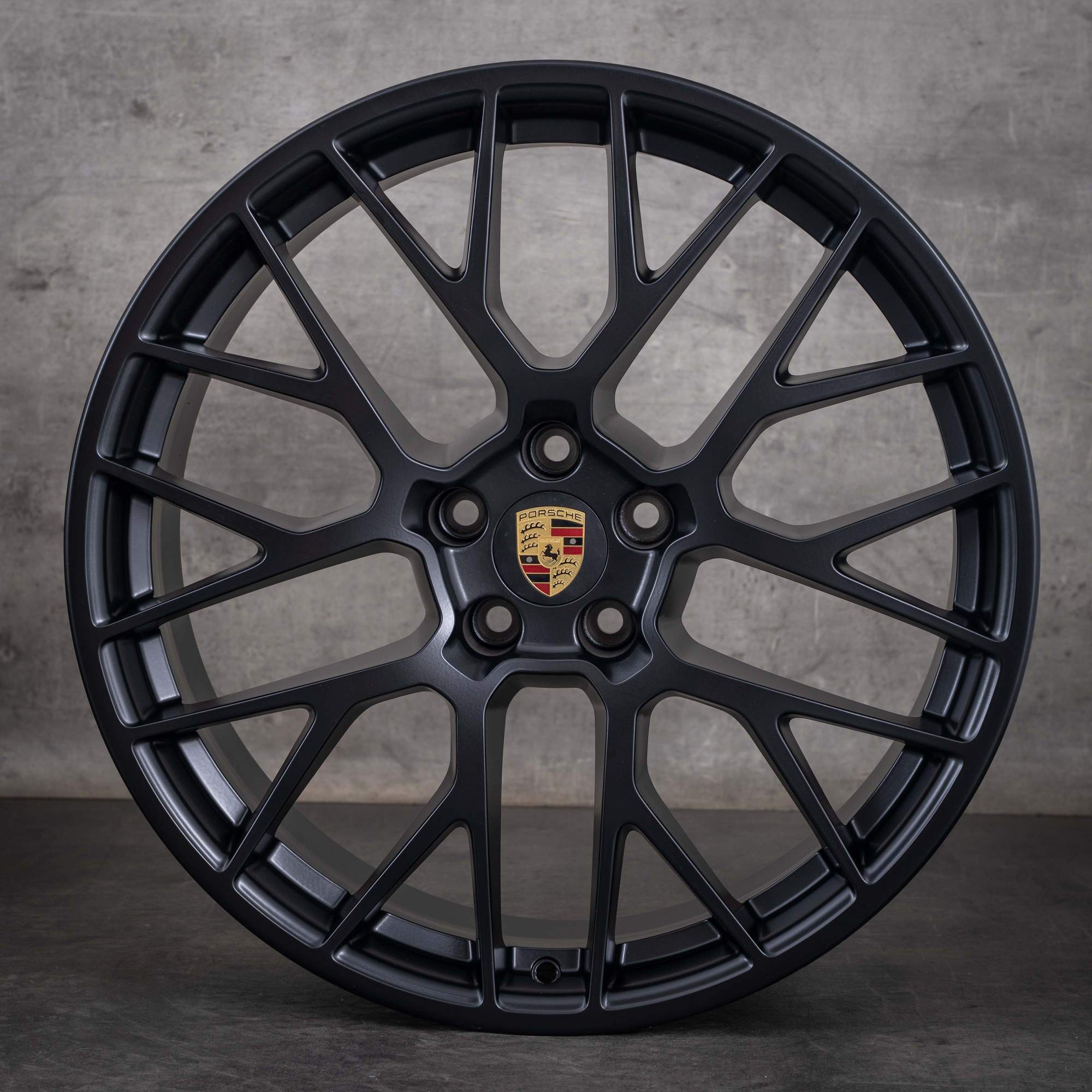 Alkuperäiset Porsche Macan -vanteet 20 tuumaa I & II RS Spyder 95B601025DS 95B601025DT mattamusta