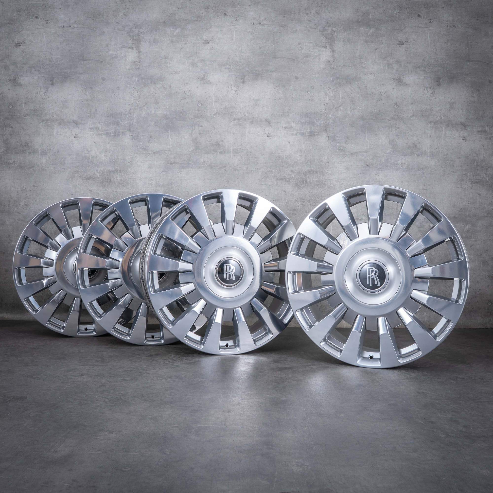 Alkuperäiset Rolls-Royce Phantom 8 vanteet 22 tuuman Styling 7-Spoke 679 6883747 6883748 kromi kiiltävä