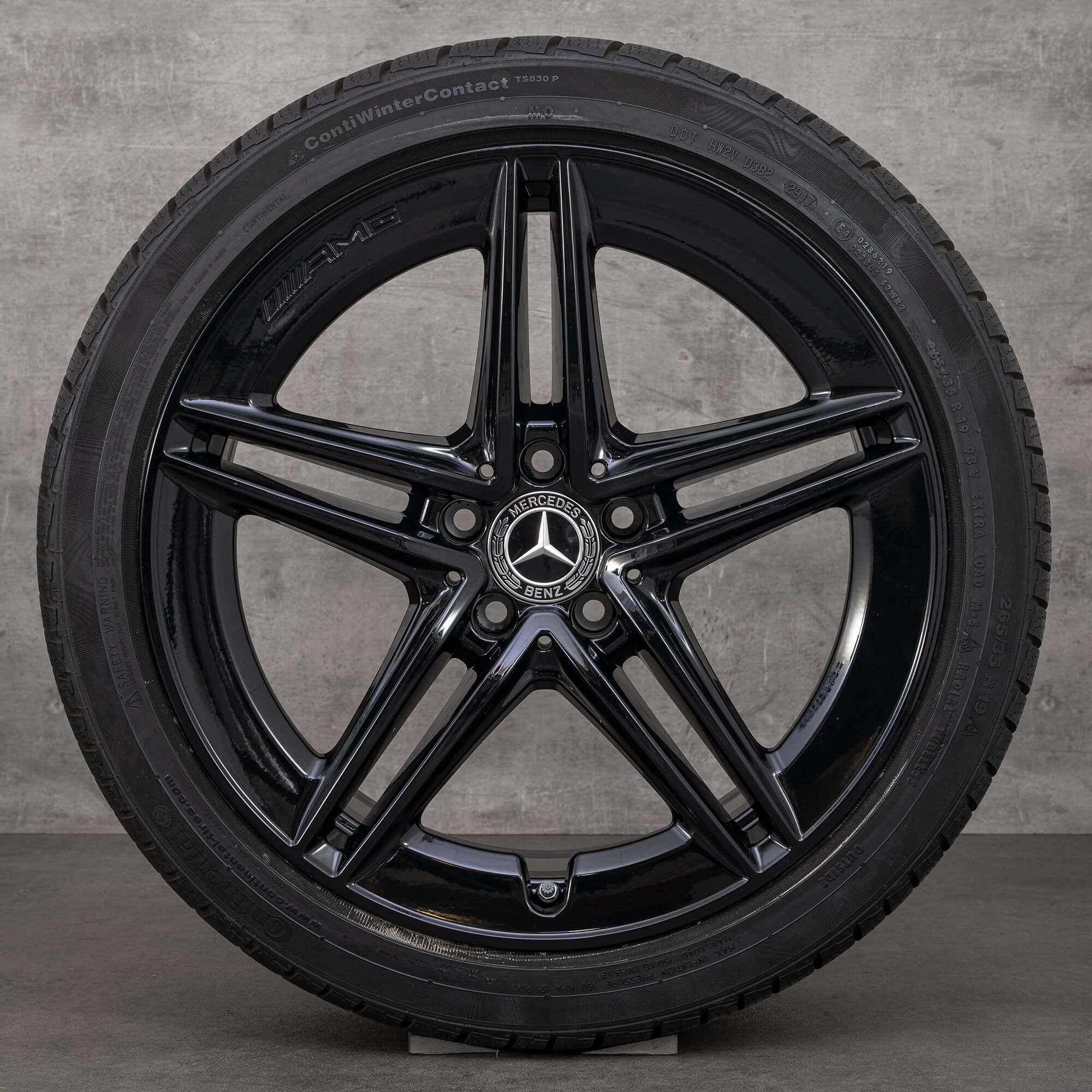 AMG 19 Zoll Mercedes Felgen C-Klasse W205 S205 C63 S Winterräder Winterreifen