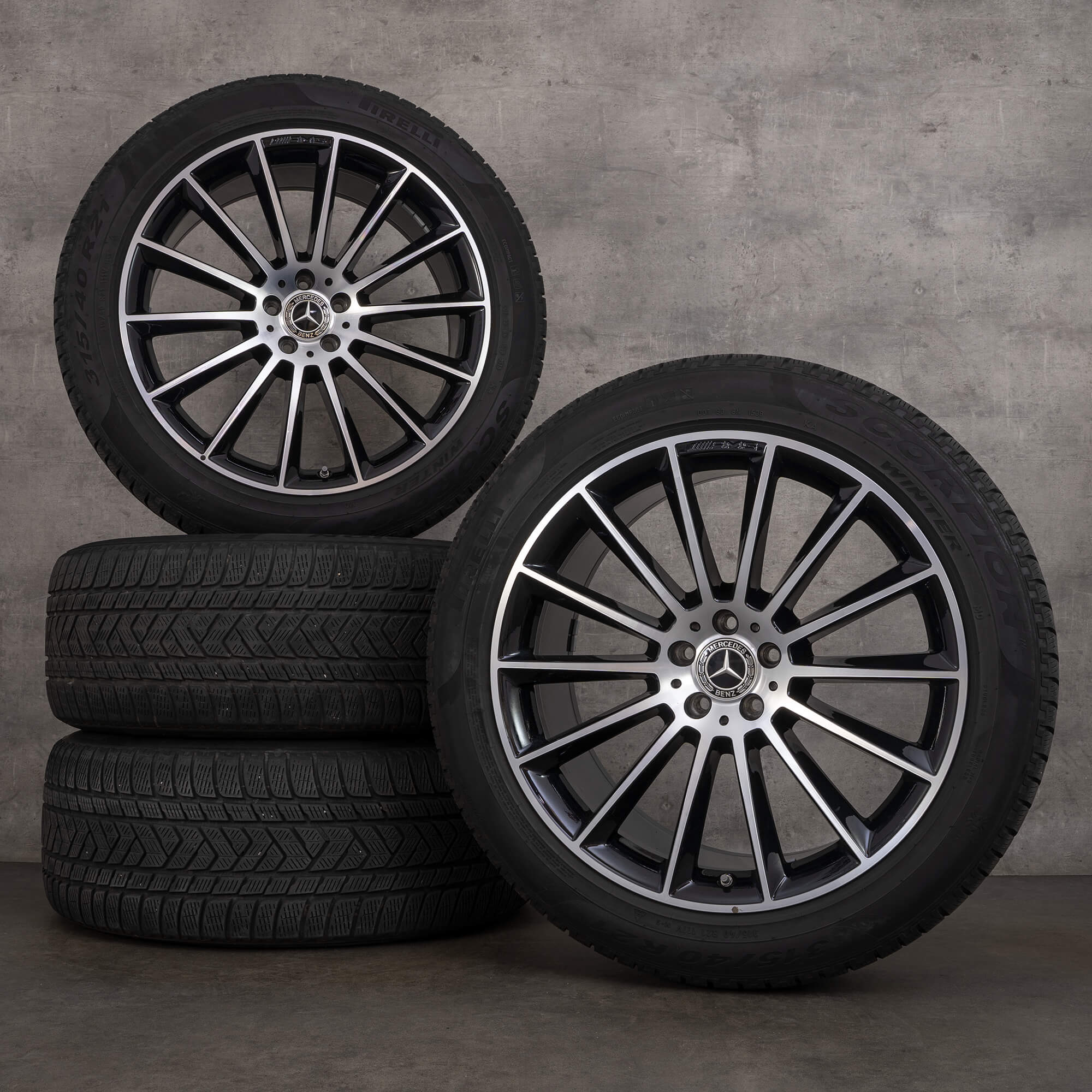 AMG Mercedes GLE wintervelgen W167 V167 21 inch winterbanden velgen 5 mm