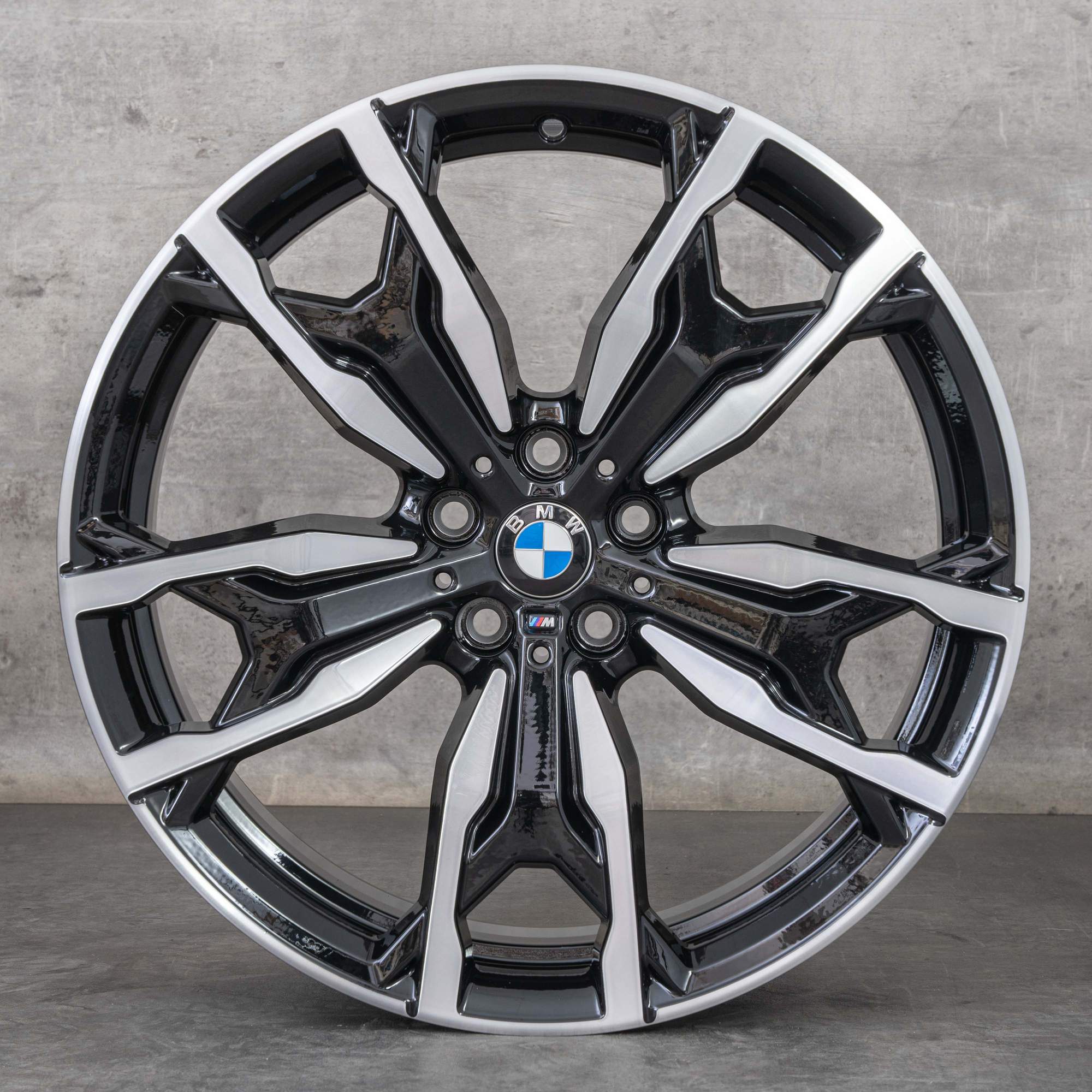 Oryginalne felgi BMW X3 X4 20 cali G01 G02 Styling 787 M 8073791 8073792 czarne polerowane NOWOŚĆ