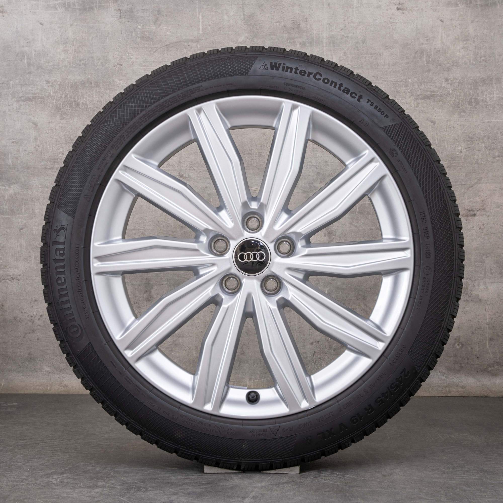 Alkuperäiset Audi A6 S6 talvirenkaat 19 tuuman 4K C8 vanteet 4K0601025DS hopea kiiltävä