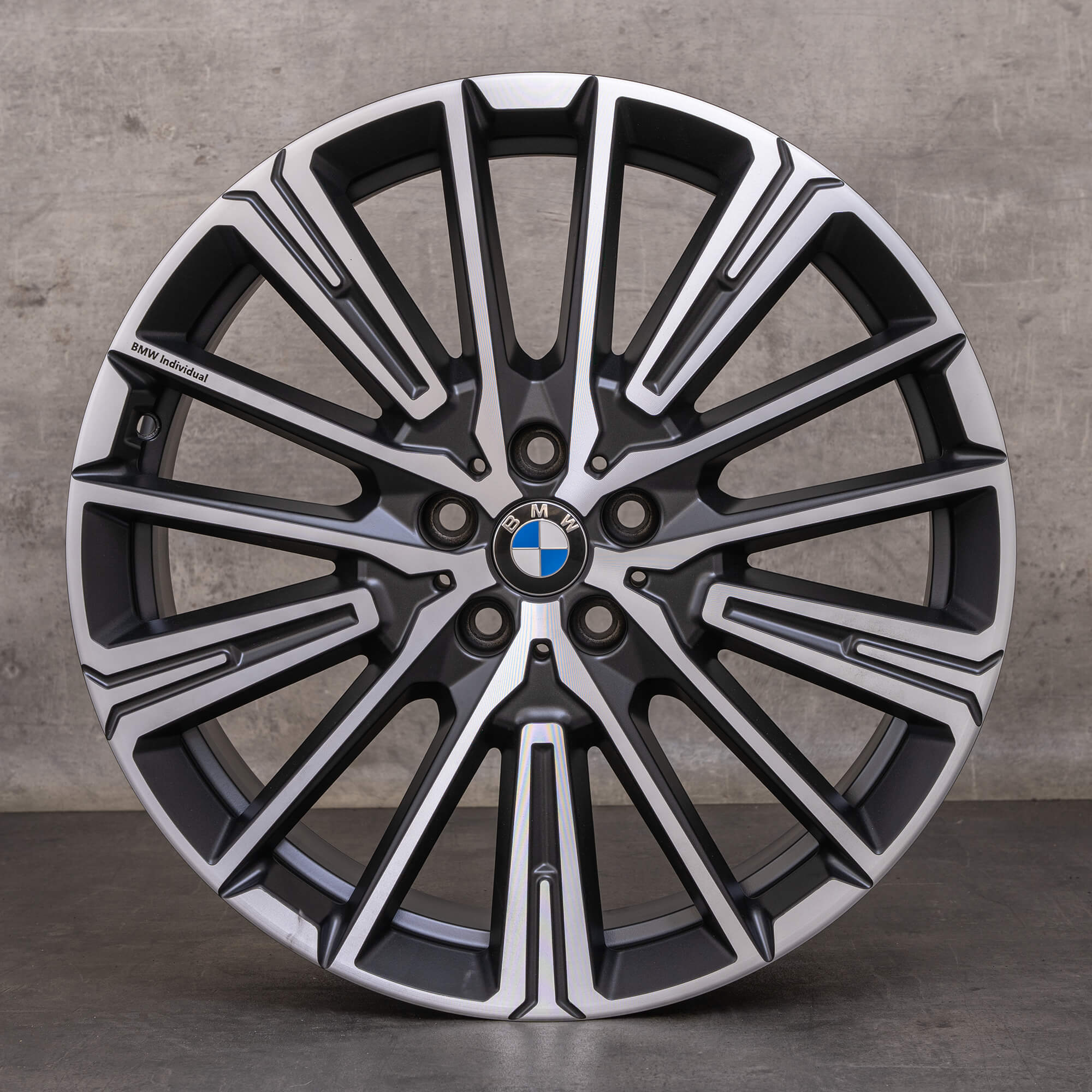 Jantes 20 pouces d'origine BMW X1 iX1 X2 iX2 U11 U10 Styling 869 Individual à rayons multiples 6898042 noir mat brillant