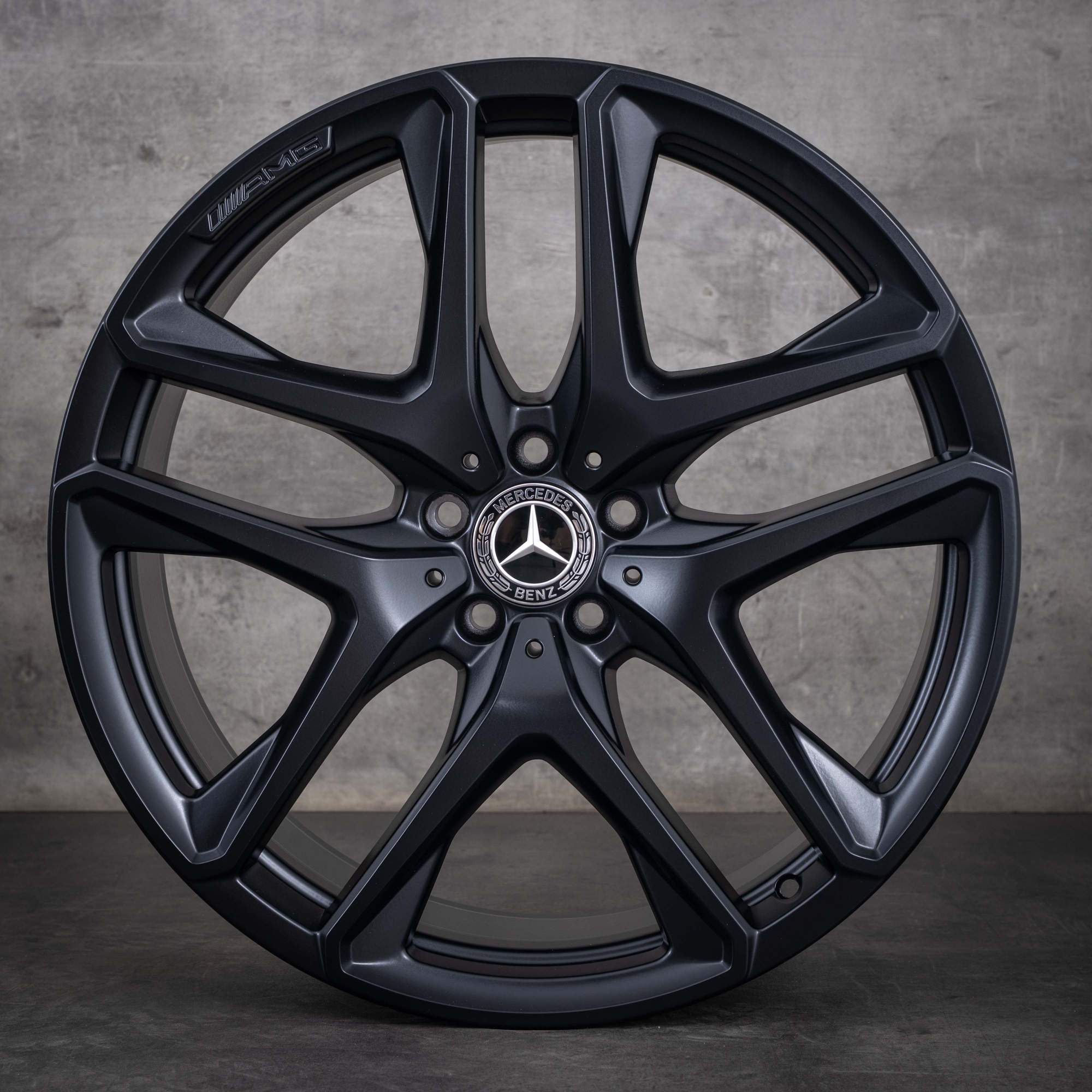 Oryginalne felgi Mercedes-Benz GLE 53 63 AMG 4Matic+ 21 cal X167 C167 Hybryda A1674014200 A1674014300, matowa czerń