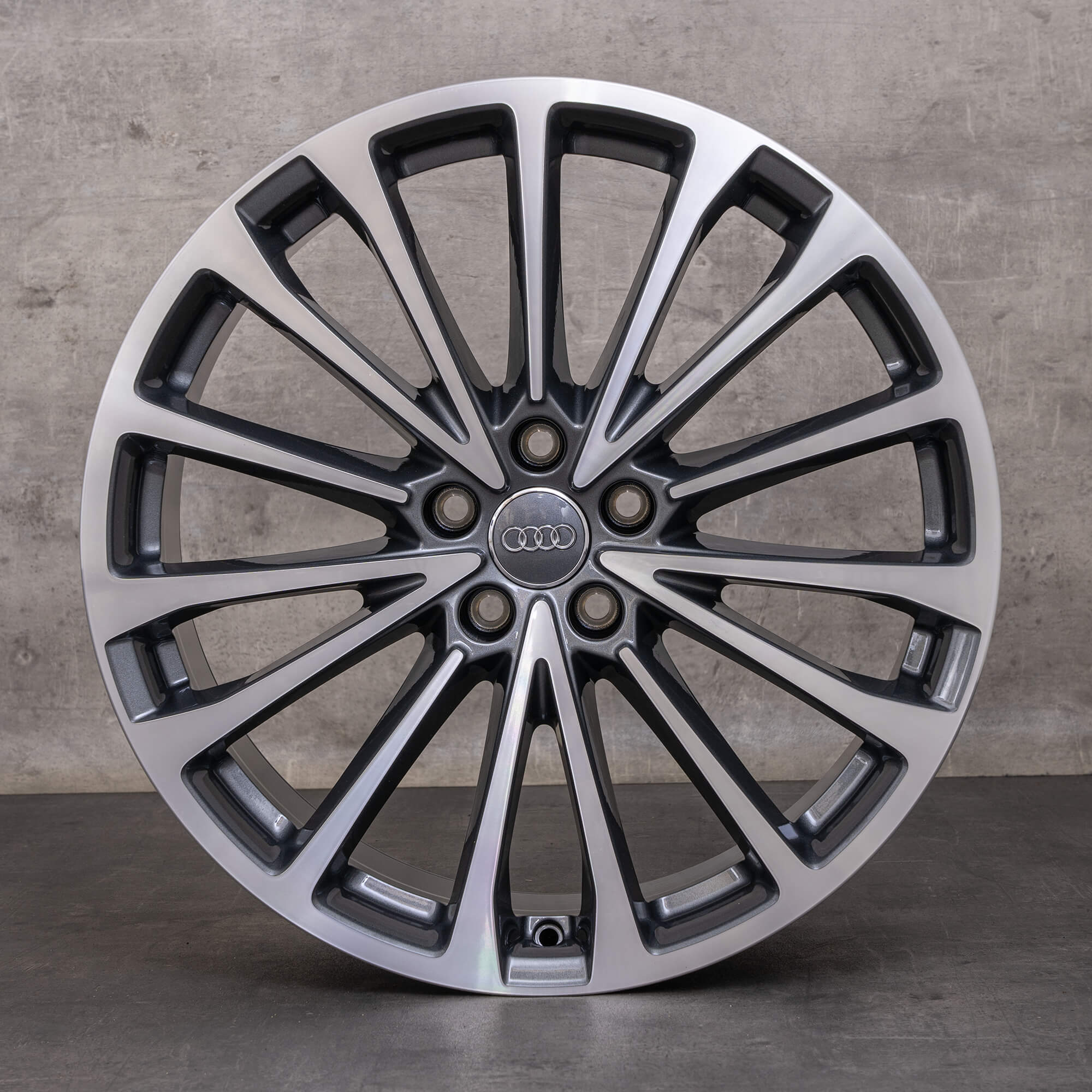 OEM Audi A6 S6 Rims 20 inch 4P C8 C9 4P0601025J graphite gray
