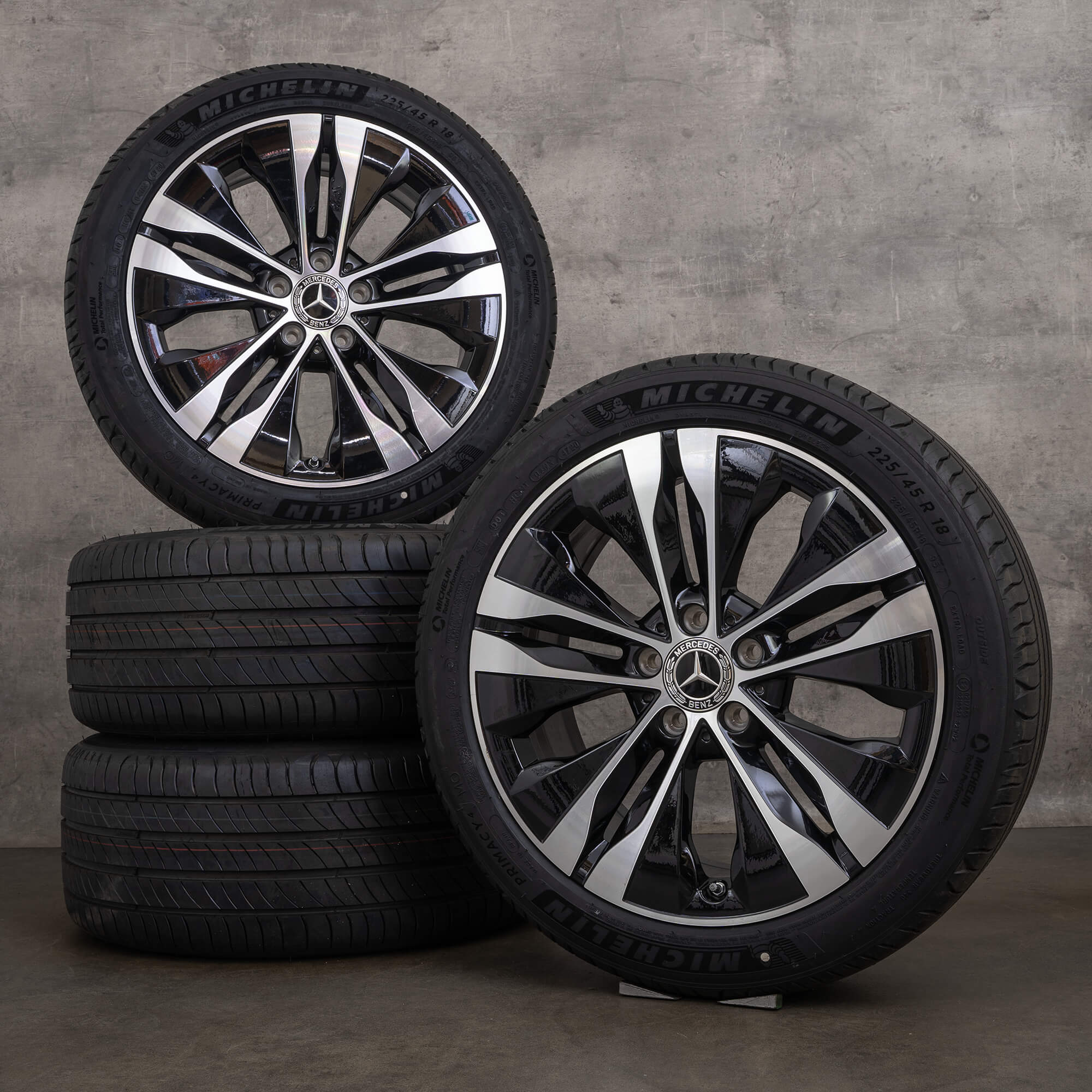 OEM Mercedes Benz C-Class Hybrid rims 18 inch W206 S206 C300e C300de ...