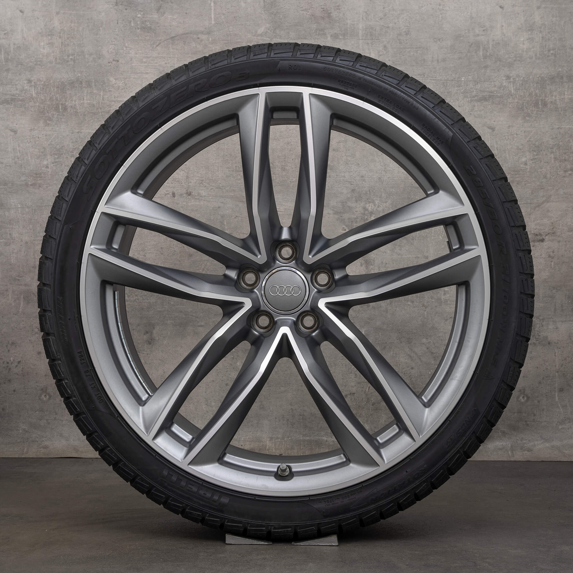 Audi RS6 4G C7 vinterhjul vinterdäck 21 tums fälgar S Line 4G0601025CF
