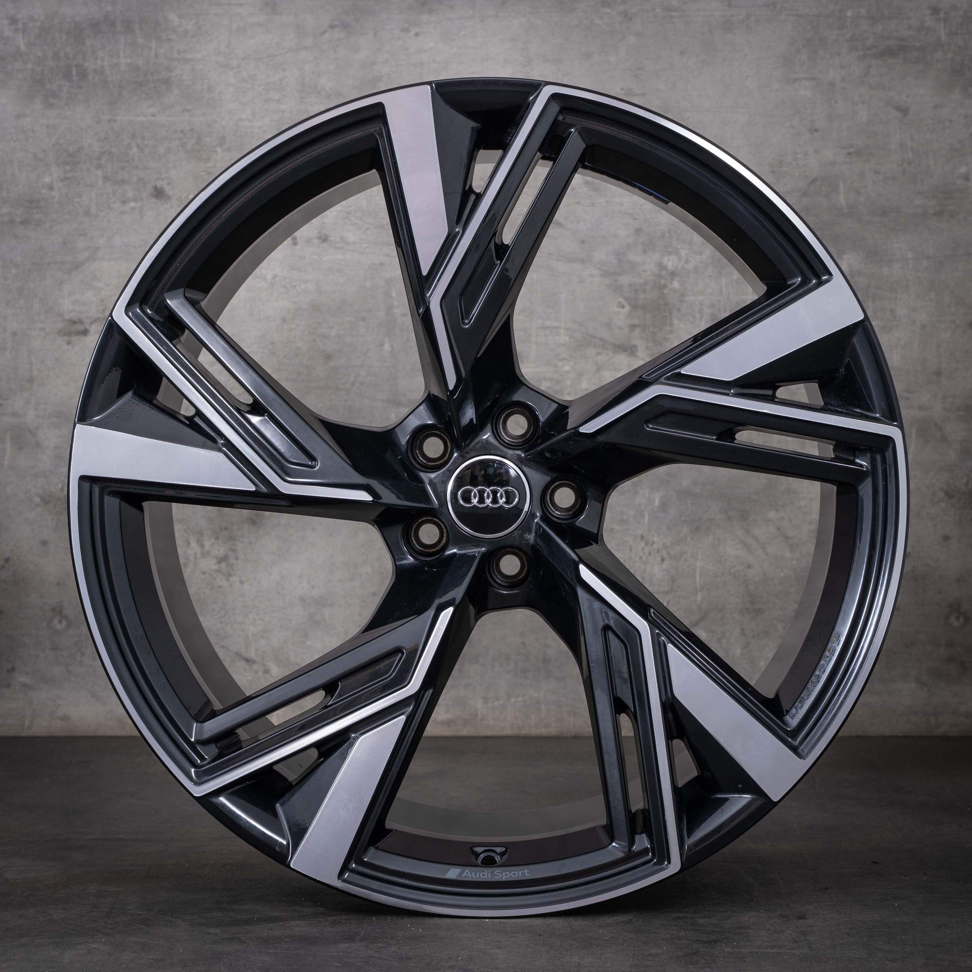 Original Audi RS6 RS7 Felgen 22 Zoll 4K C8 4K0601025T anthrazit glanzgedreht