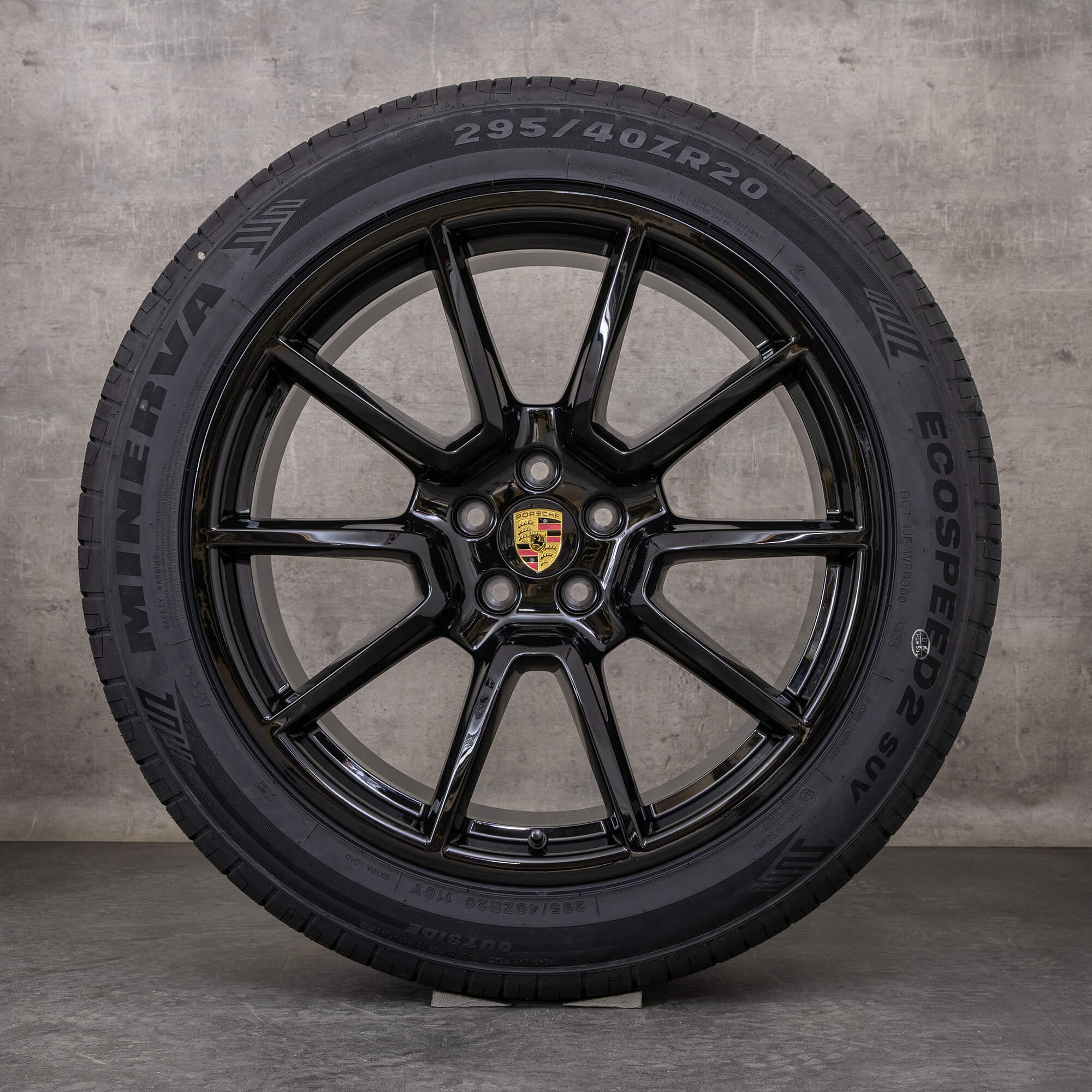 Originales Porsche Macan ruedas de invierno 20 pulgadas I y II llantas 95B601025BH 95B601025BJ negro brillante