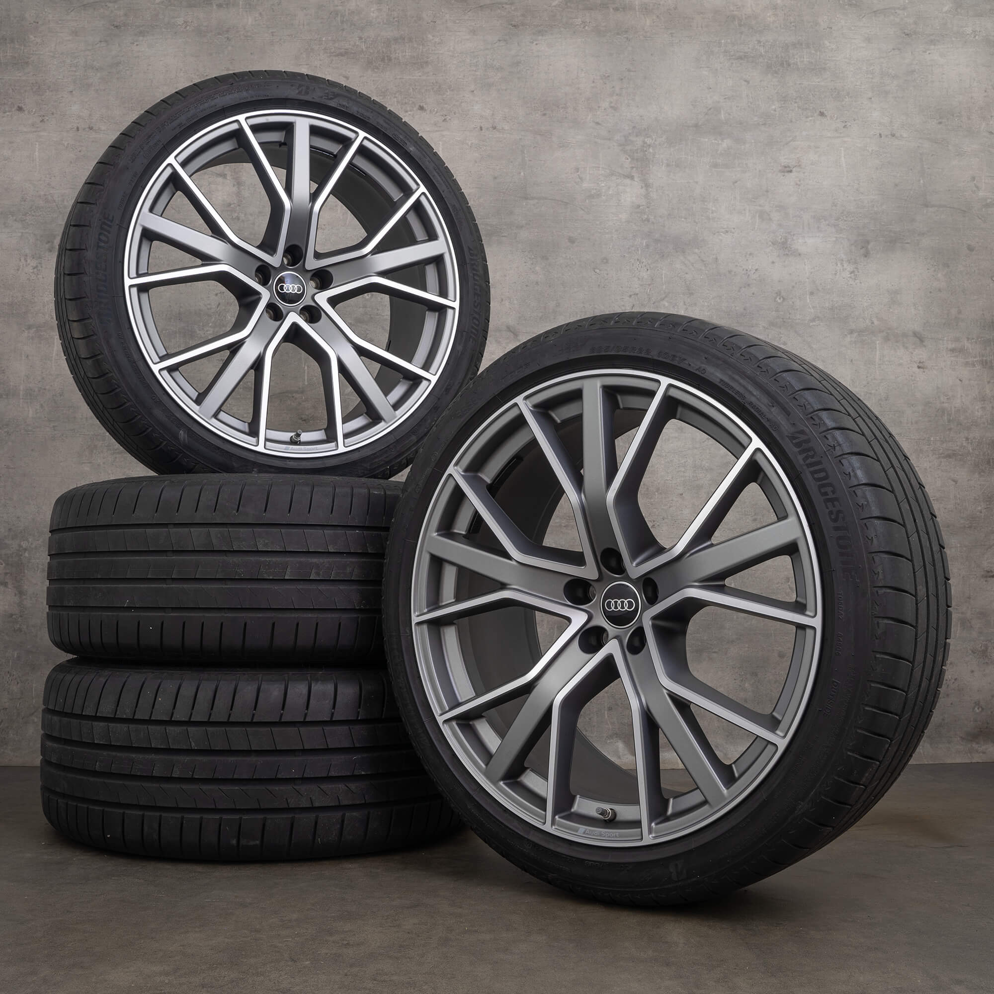 OEM Audi Q7 SQ7 4M 22 inch rims summer tires Performance 4M0601025DP ...