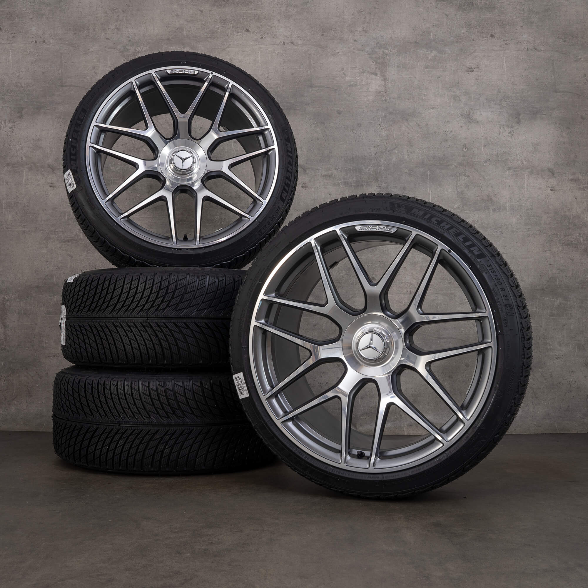 Originální letni disky Mercedes Benz AMG GT 43 53 63 S 4Matic+ & E Performance 21" X290 4-Trer A2904010800 A2904010900