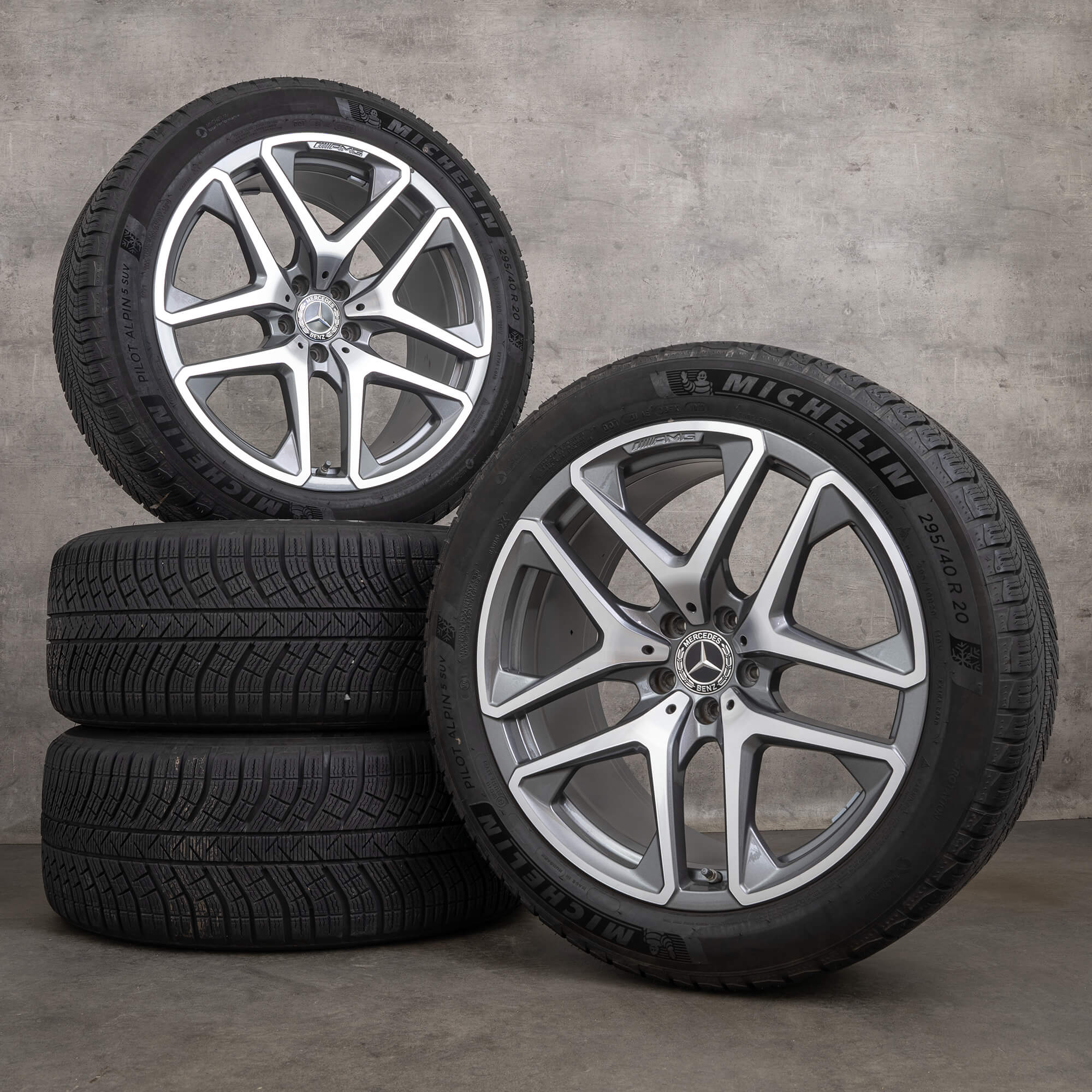 AMG Mercedes Benz GLC63 X253 C253 vinterhjul 20 tums fälgar vinterdäck