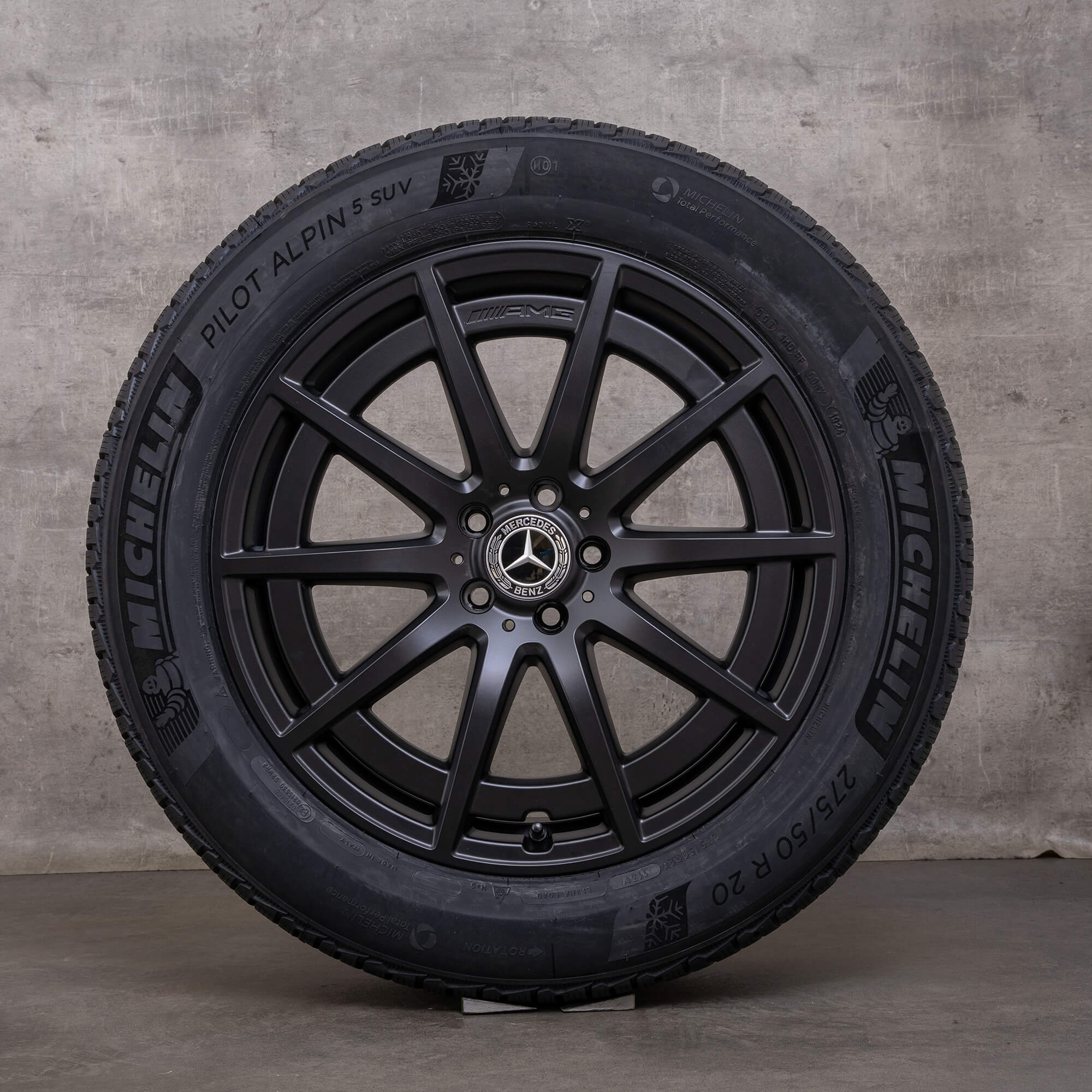 Original Mercedes Benz GLE 53 63 S AMG llantas de invierno 20 pulgadas V167 A1674014000 A1674014100 negro mate