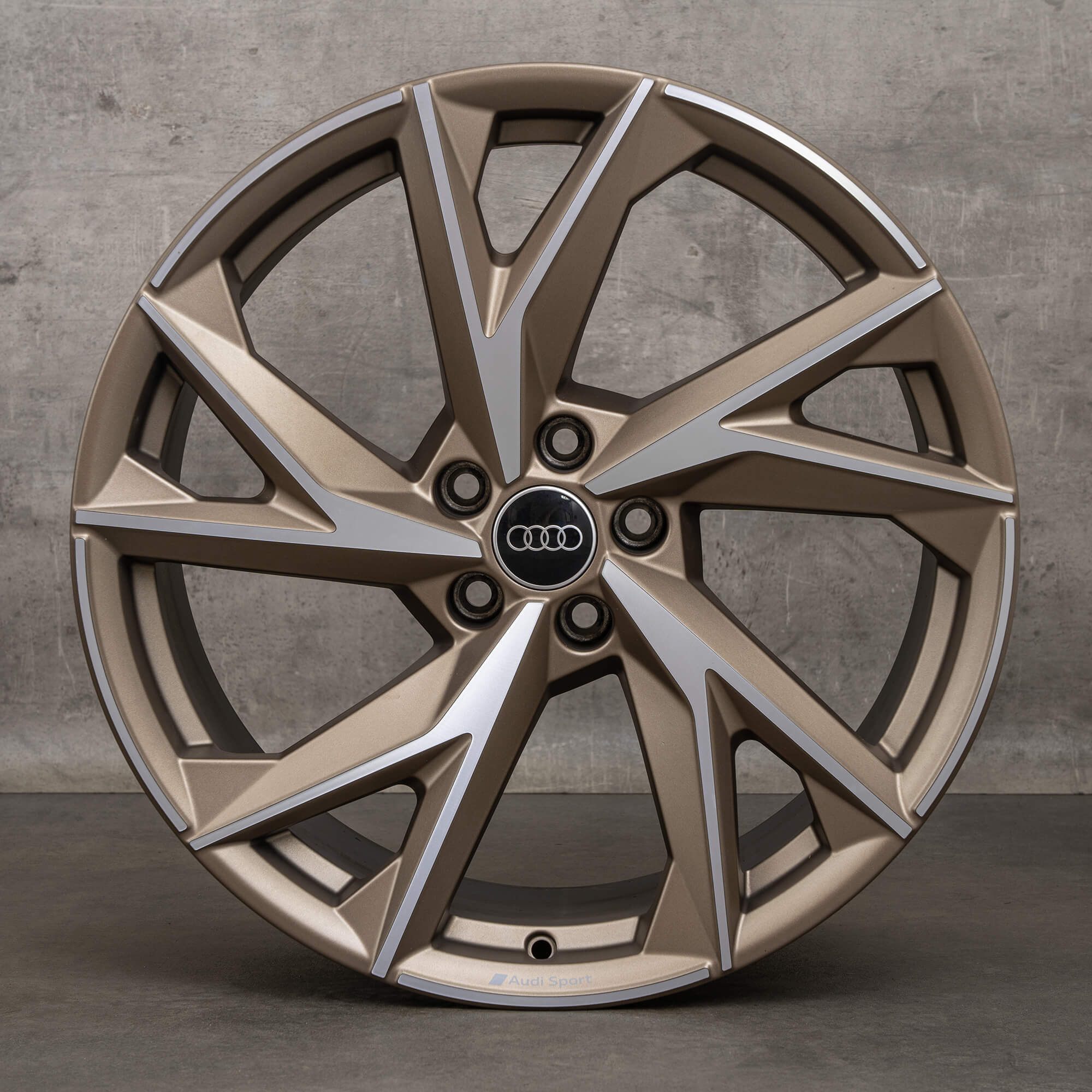 OEM Audi R8 rims 20 inch 4S aluminum 4S0601025BS 4S0601025BR bronze ...