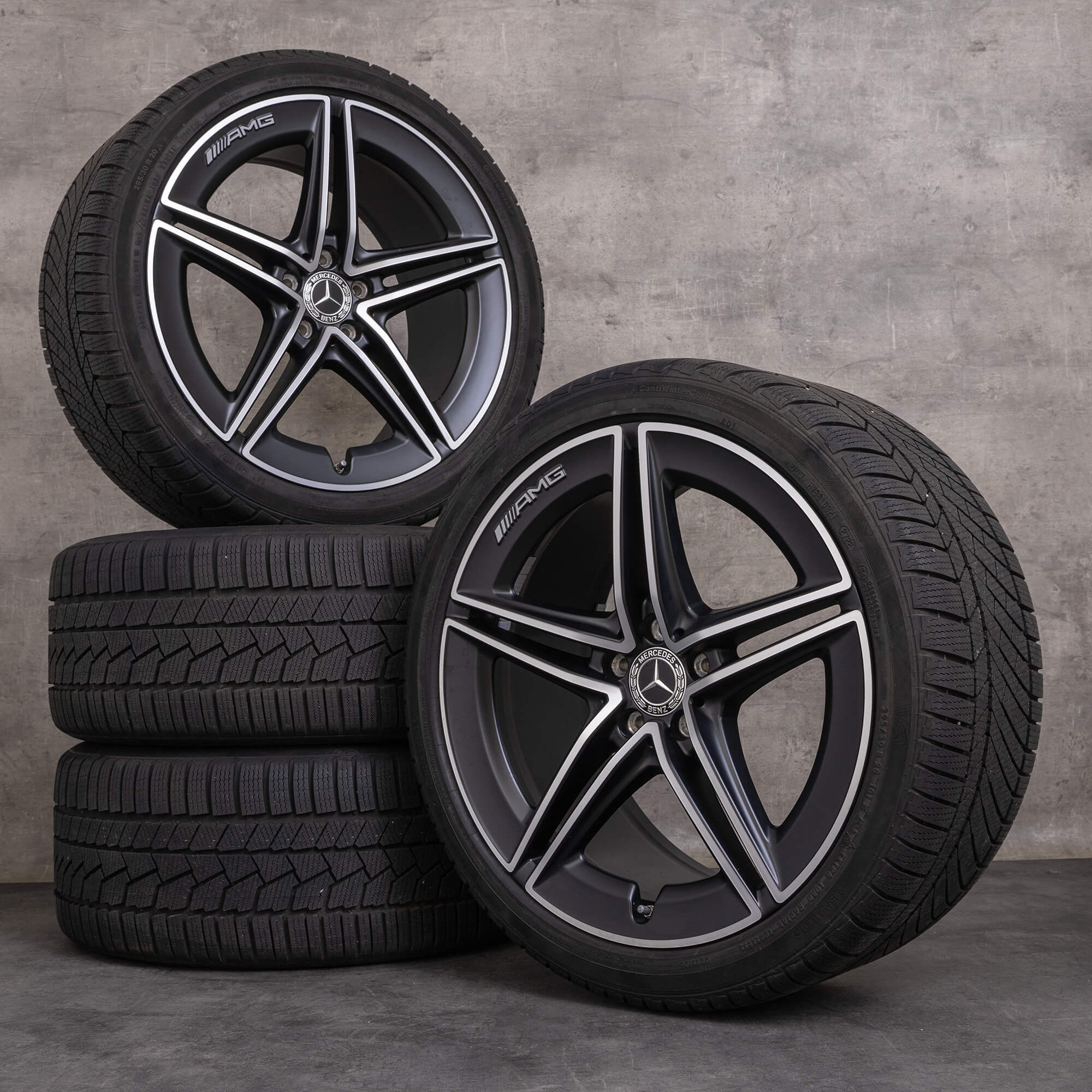 Llantas de invierno originales AMG Mercedes Benz Clase E E63 & S 20 pulgadas W213 S213 A2134017100 A2134017200