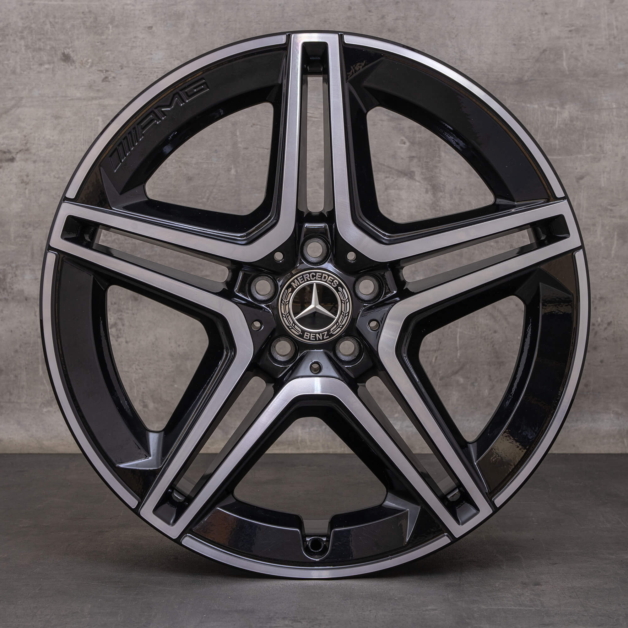 1x Jante d'origine Mercedes Benz GLE & 53 AMG 20 pouces X167 C167 A1674013300 noir brillant