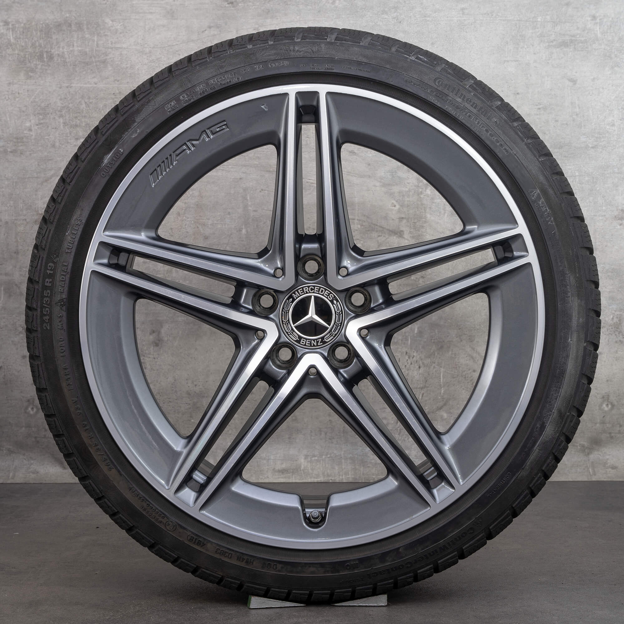 AMG 19 inch rims Mercedes C-Class W205 S205 C205 A205 C63 S winter wheels