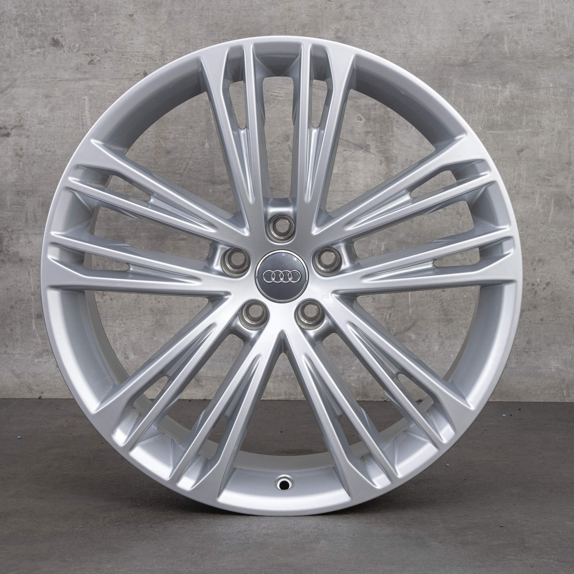Audi 20 tommer fælge A7 S7 4K C8 alloysfælge sølv 8,5 x ET30 NYHED