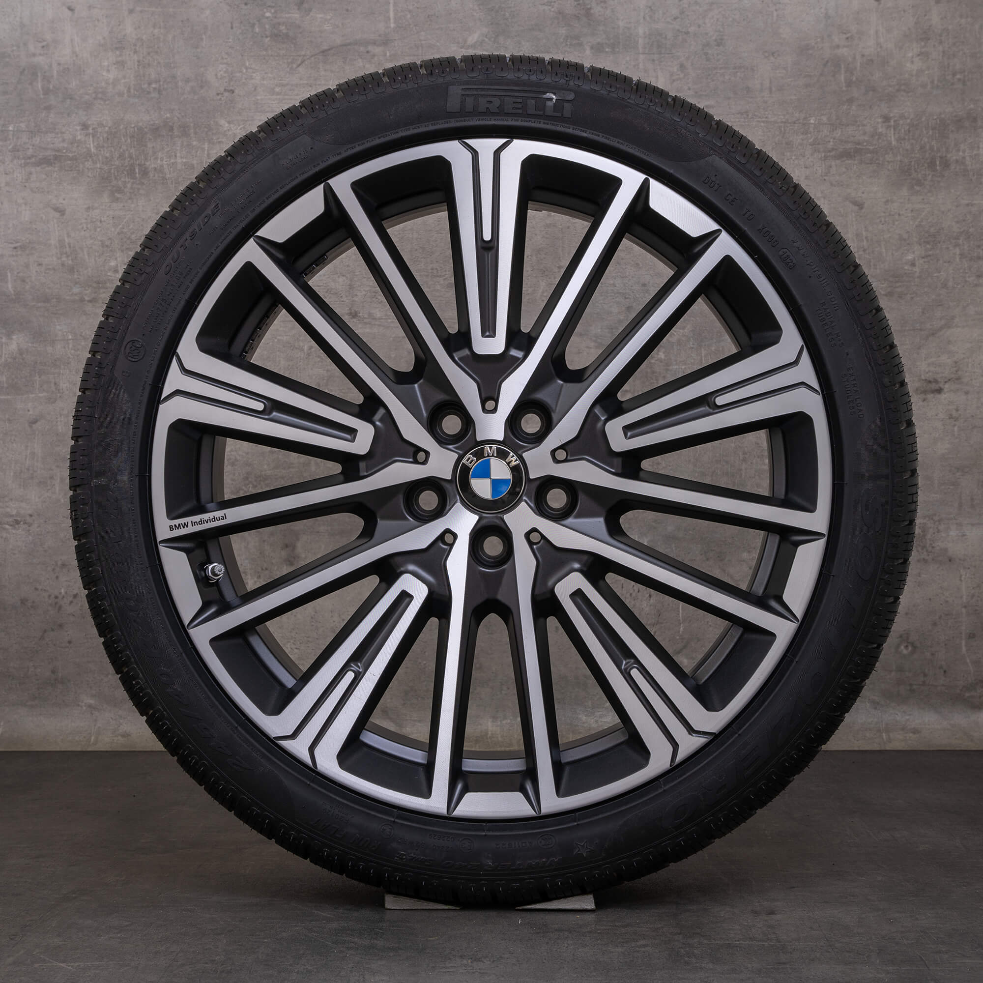 Oryginalne BMW X1 iX1 X2 iX2 koła zimowe 20 cali U11 U10 felgi stylizacja 869 6898042 frozen midnight polerowane toczone