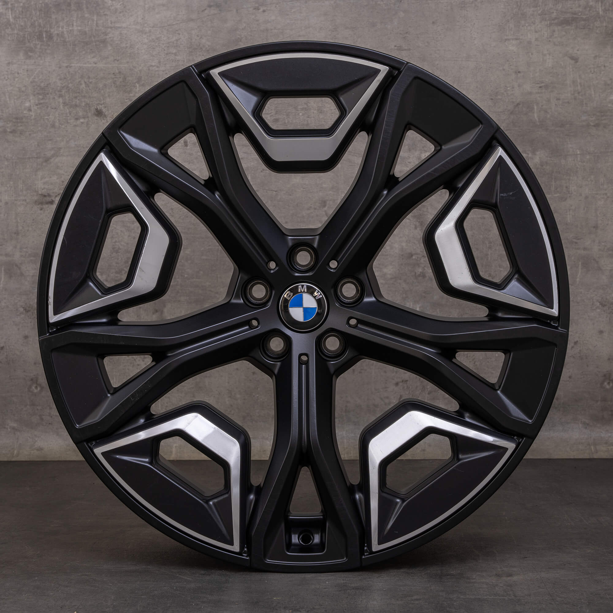 Original BMW iX Felgen 22 Zoll i20 Styling 1020 5A02658 schwarz matt