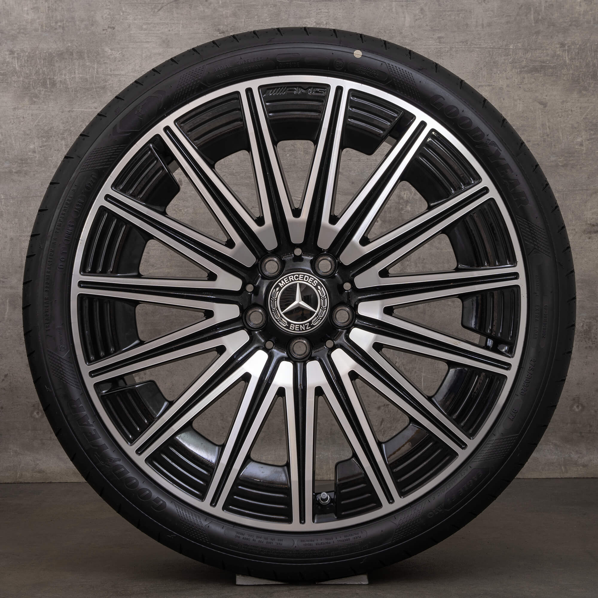 ベンツAMG CLE53 C236A236 20インチアルミホイール1本 CLE 53 AMG 20-inch forged wheels C236 A236 black genuine