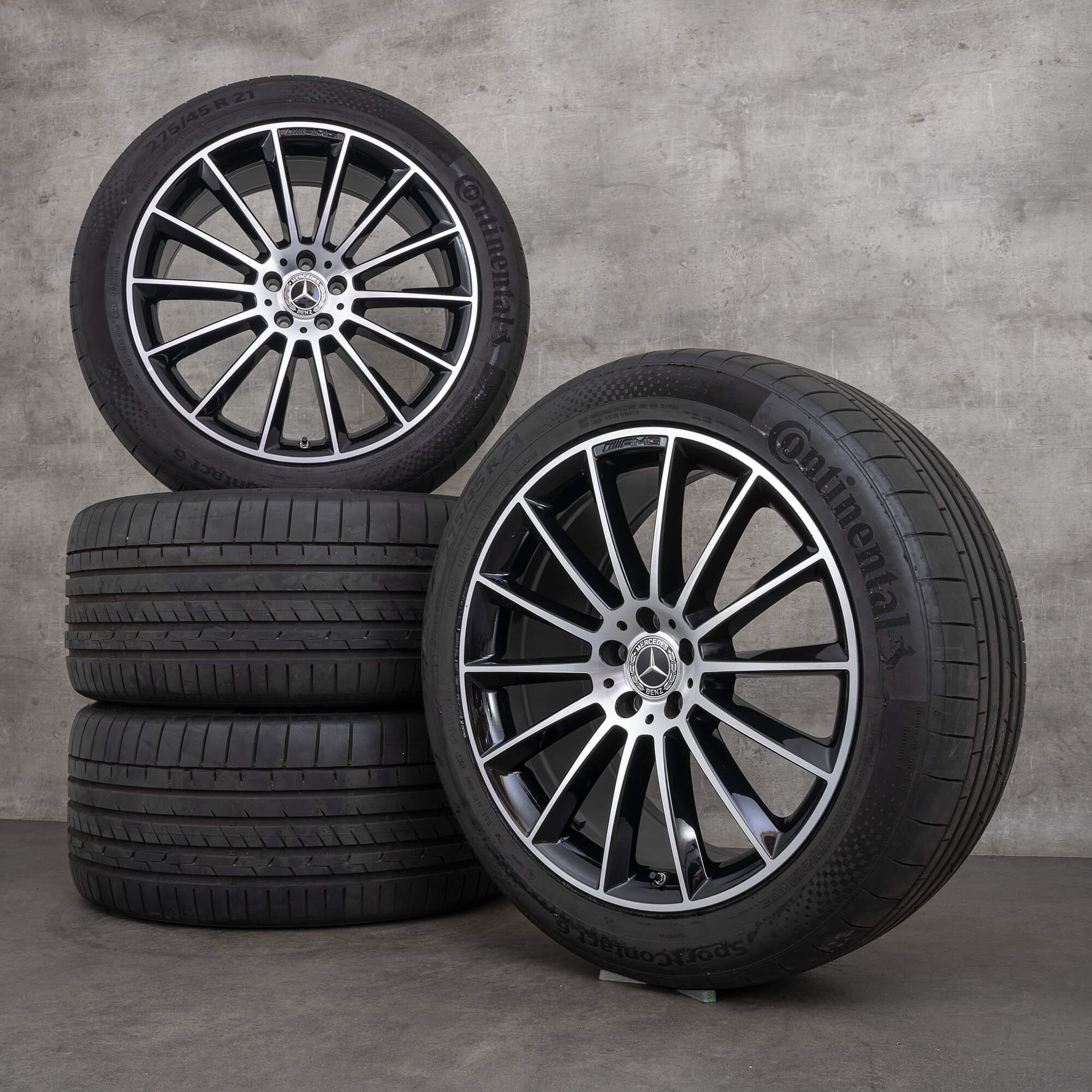Mercedes Benz 21 inch AMG velgen GLE W167 V167 zomervelgen zomerbanden