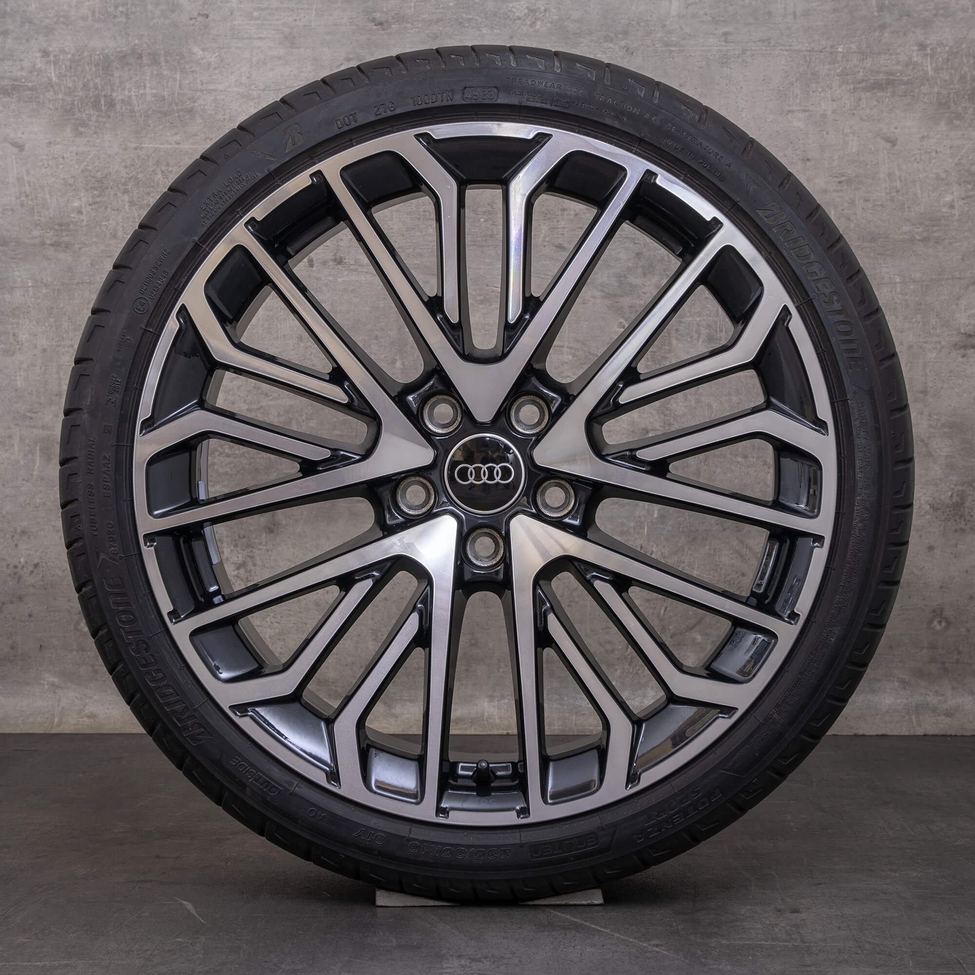 Original Audi A3 S3 Felgen 19 Zoll 8Y Sommerräder 8Y0601025CN anthrazitschwarz glanzgedreht