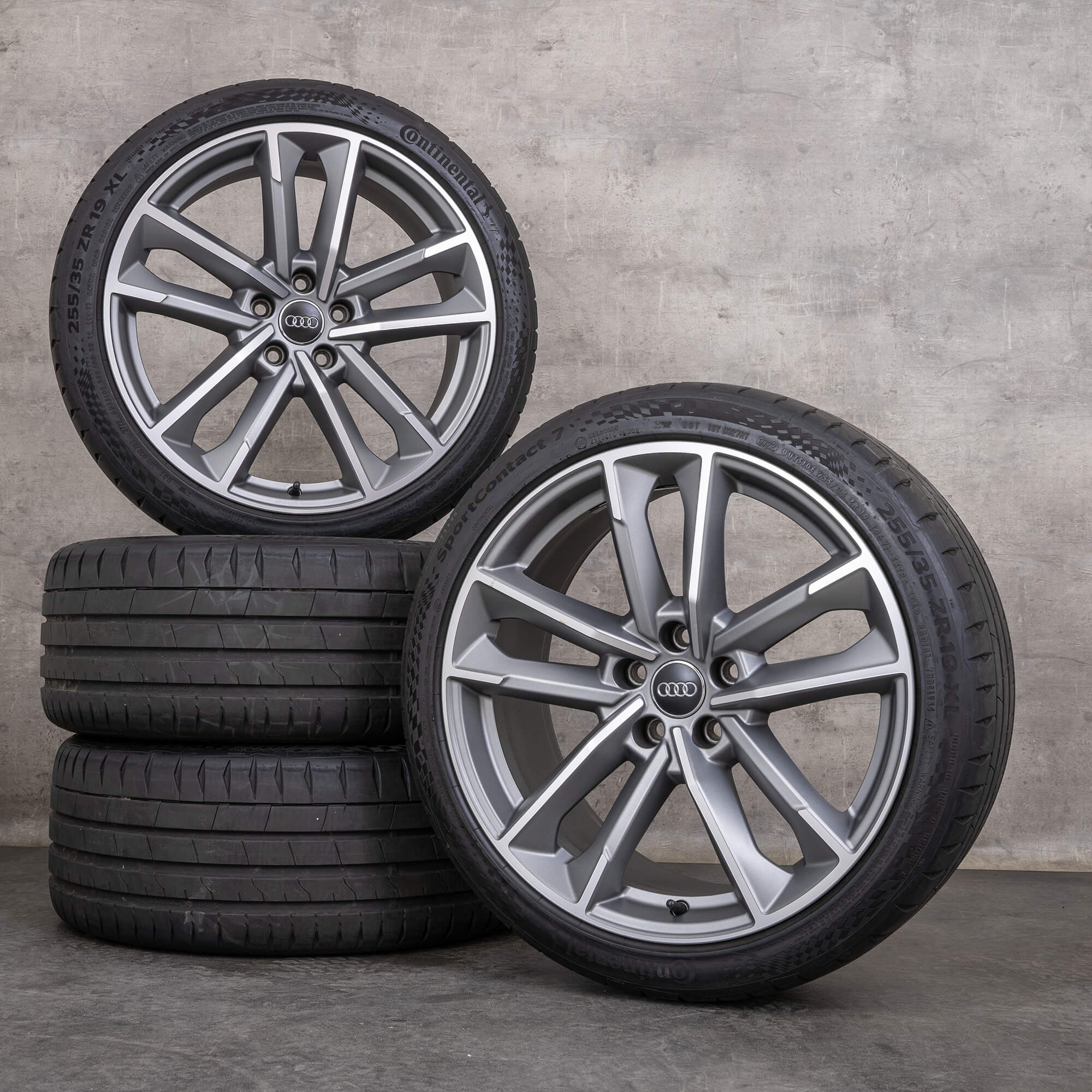 OEM Audi A5 S5 snow tire packages 19 inch 8W B9 F5 rims 8W0601025DC ...