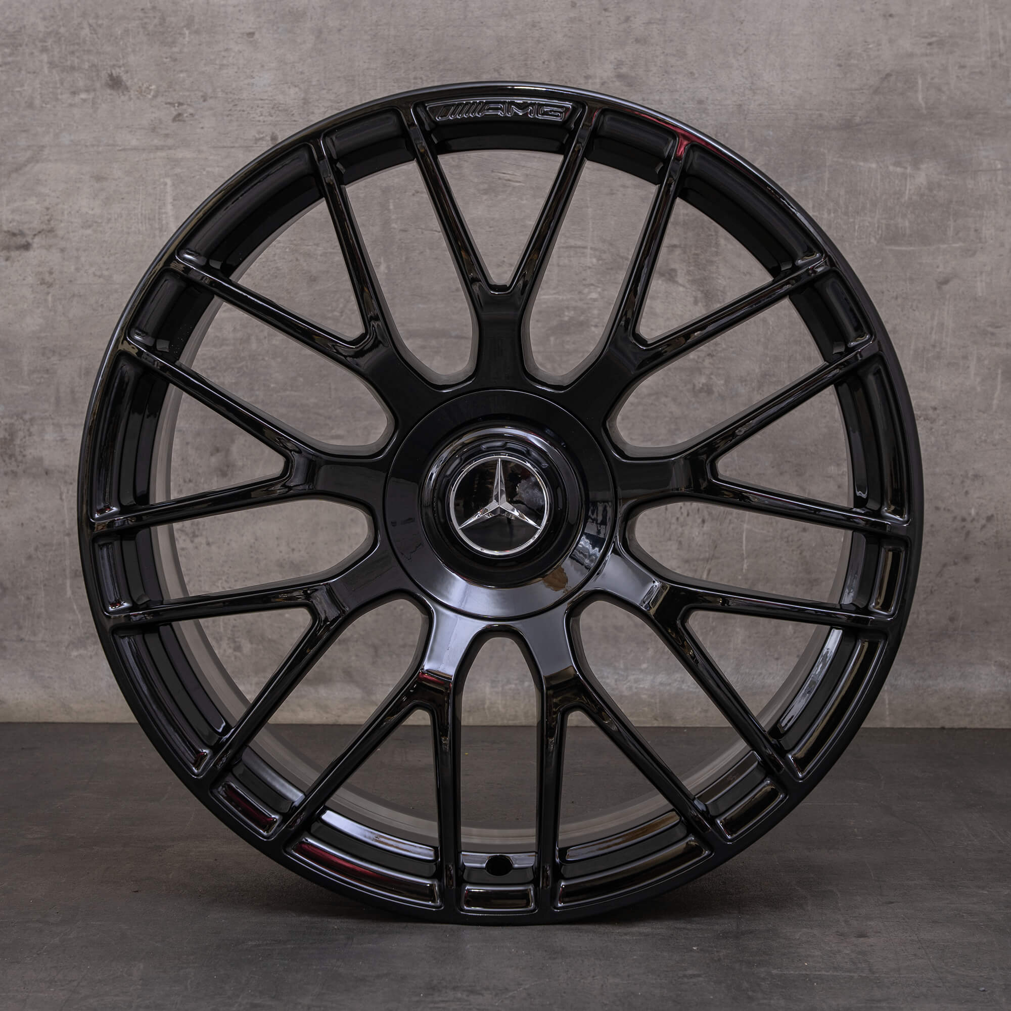 OEM Mercedes Benz C-Class C63 & S AMG Rims 19 20 inch C205 A205 A2054015900 A2054016100 black high gloss