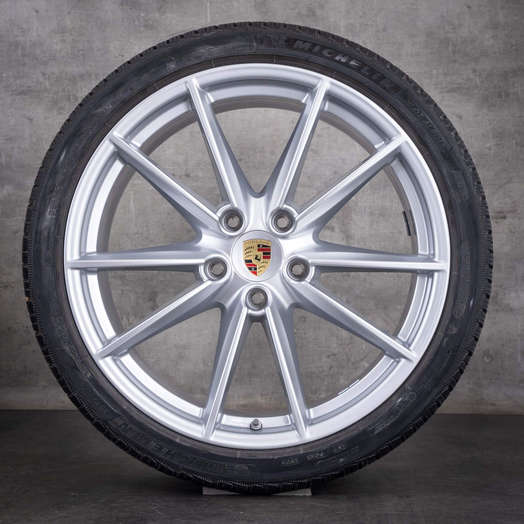 Original Porsche 992 I Winterräder 20 21 Zoll Felgen 992601025C 992601025E Carrera S Rad silber glanz
