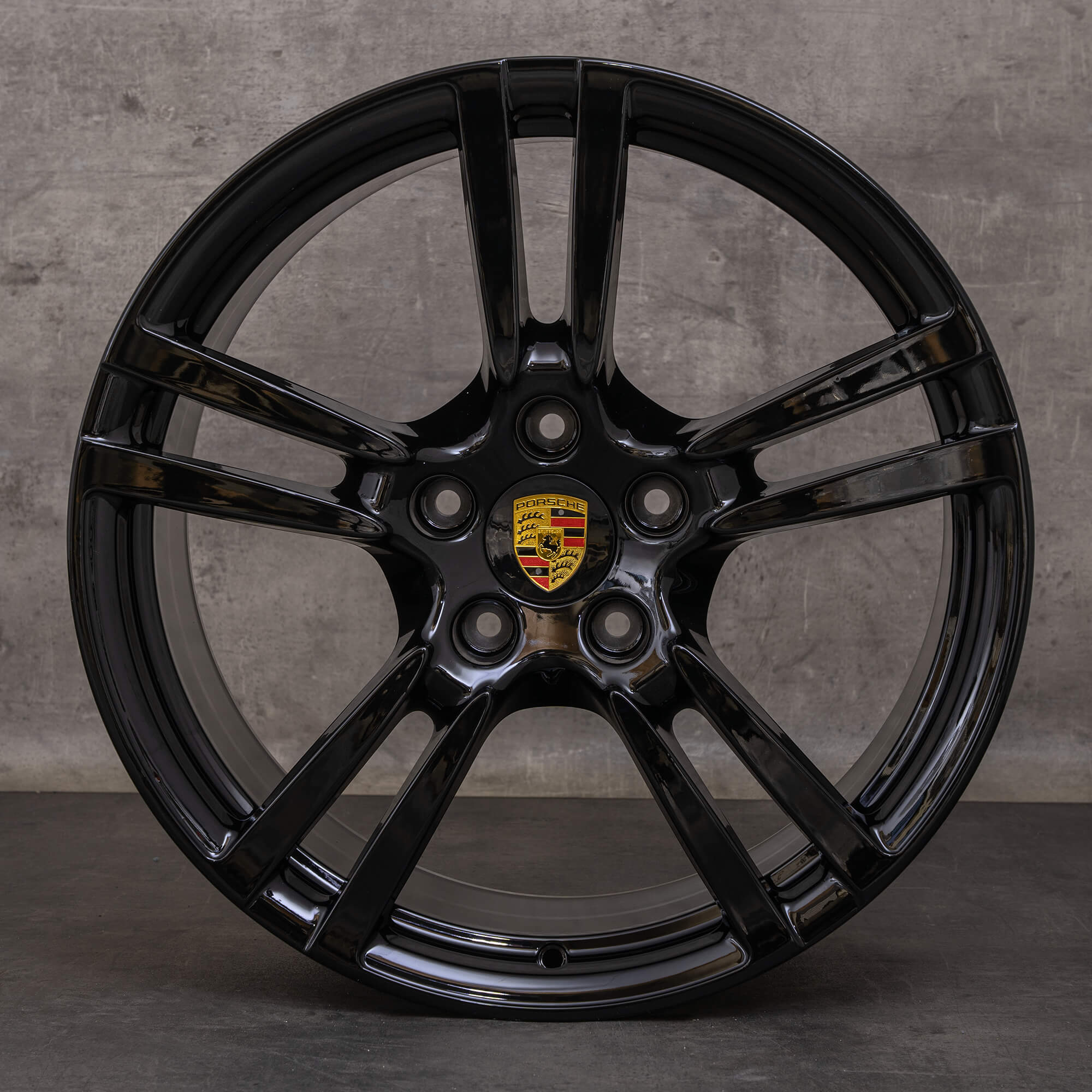 Alkuperäiset Porsche Panamera talvirenkaat 20 tuuman 970 vanteet 97036217806 97036219204 musta kiiltävästi