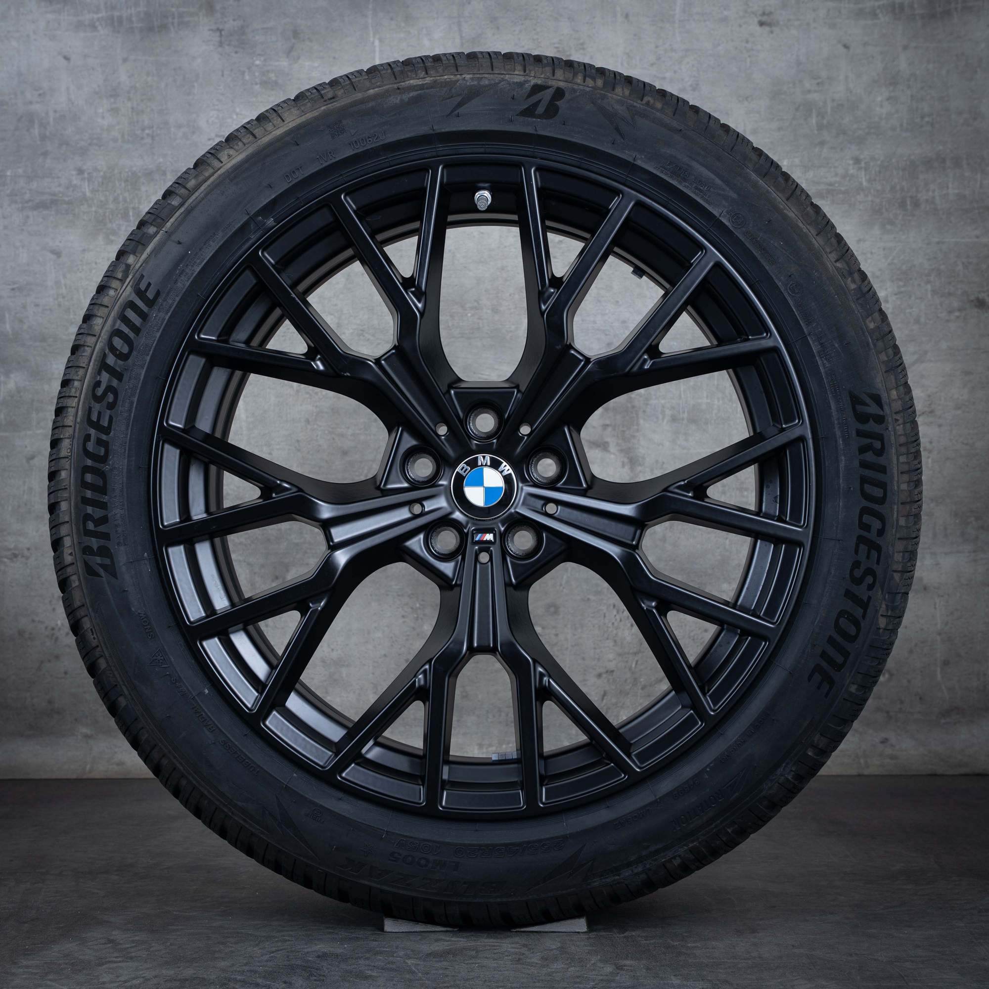 Oryginalne koła zimowe BMW serii 7 i7 X3 20 cali G70 G45 felgi stylizacja 911 M 5A19DF8 5A19DF9 jet black matt