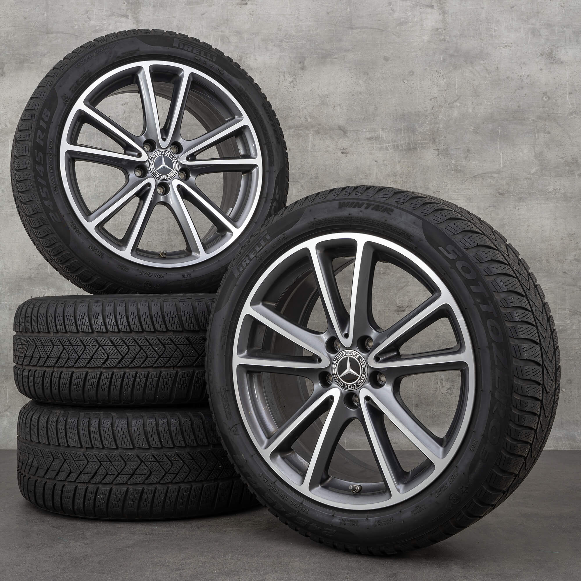 Mercedes Benz 18 inch rims CLS C257 W257 OEM winter wheels A2574010800