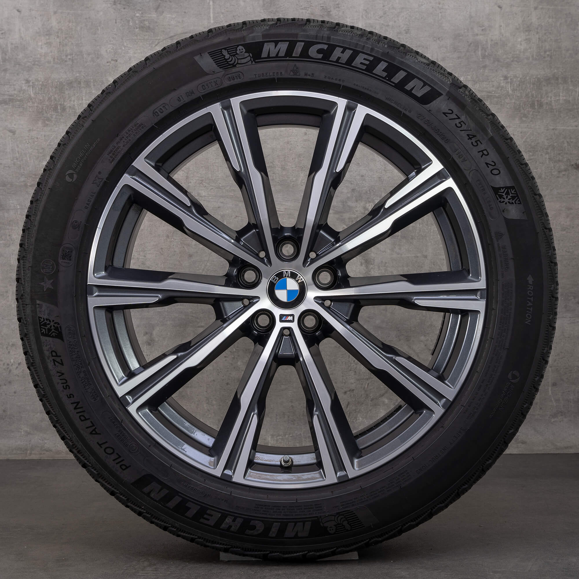 BMW X5 G05 X6 G06 20 Zoll Felgen Winterreifen Winterräder Styling 