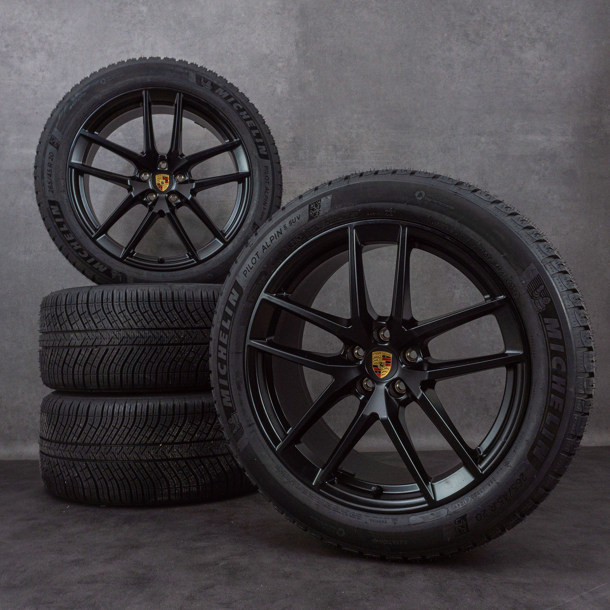 Pneumatici invernali originali Porsche da 20 pollici 95B044650C Macan S III Winterrder GTS