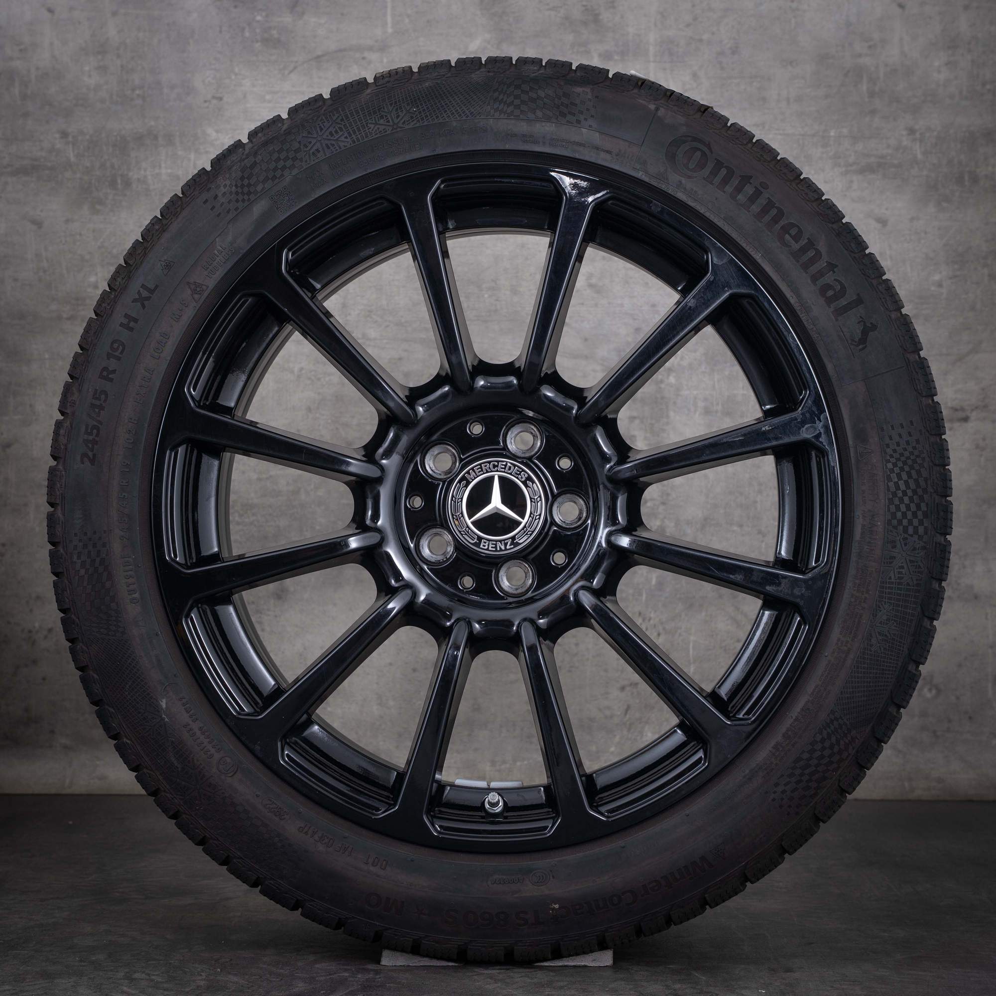 Oryginalne felgi Mercedes-Benz Klasy E 19 cali W214 S214 – koła letnie A2144013800, czarne