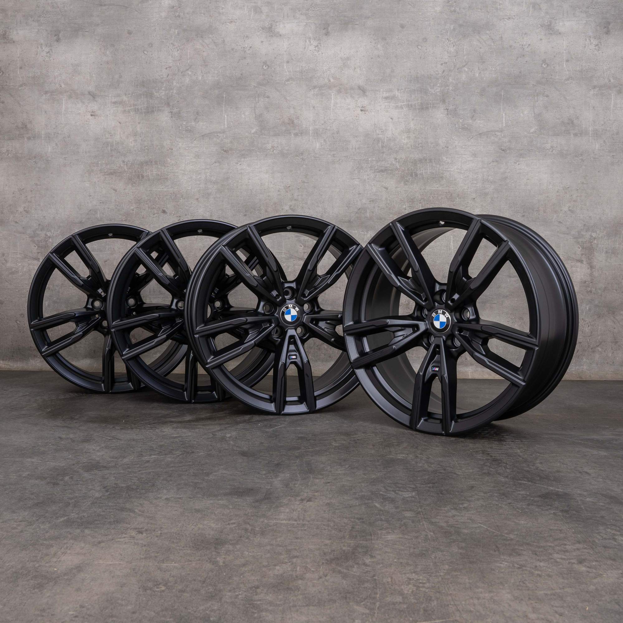 Originele BMW 2 serie 3 4 velgen 19 inch G42 G20 G21 G22 G23 Styling 792 M 8089894 8089895 zwart mat