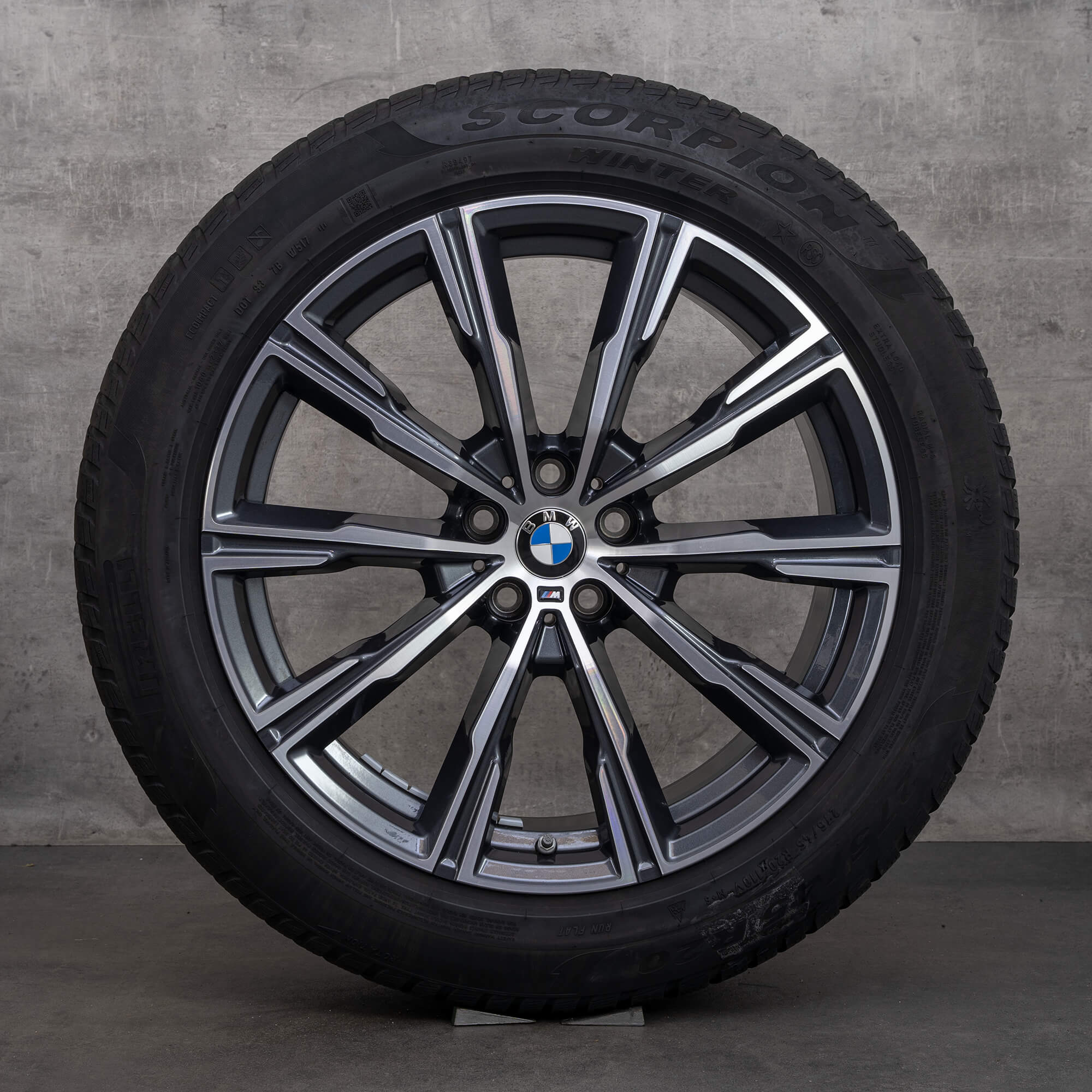 BMW 20 Zoll Felgen X5 G05 X6 G06 Styling 740 M Winterkompletträder 