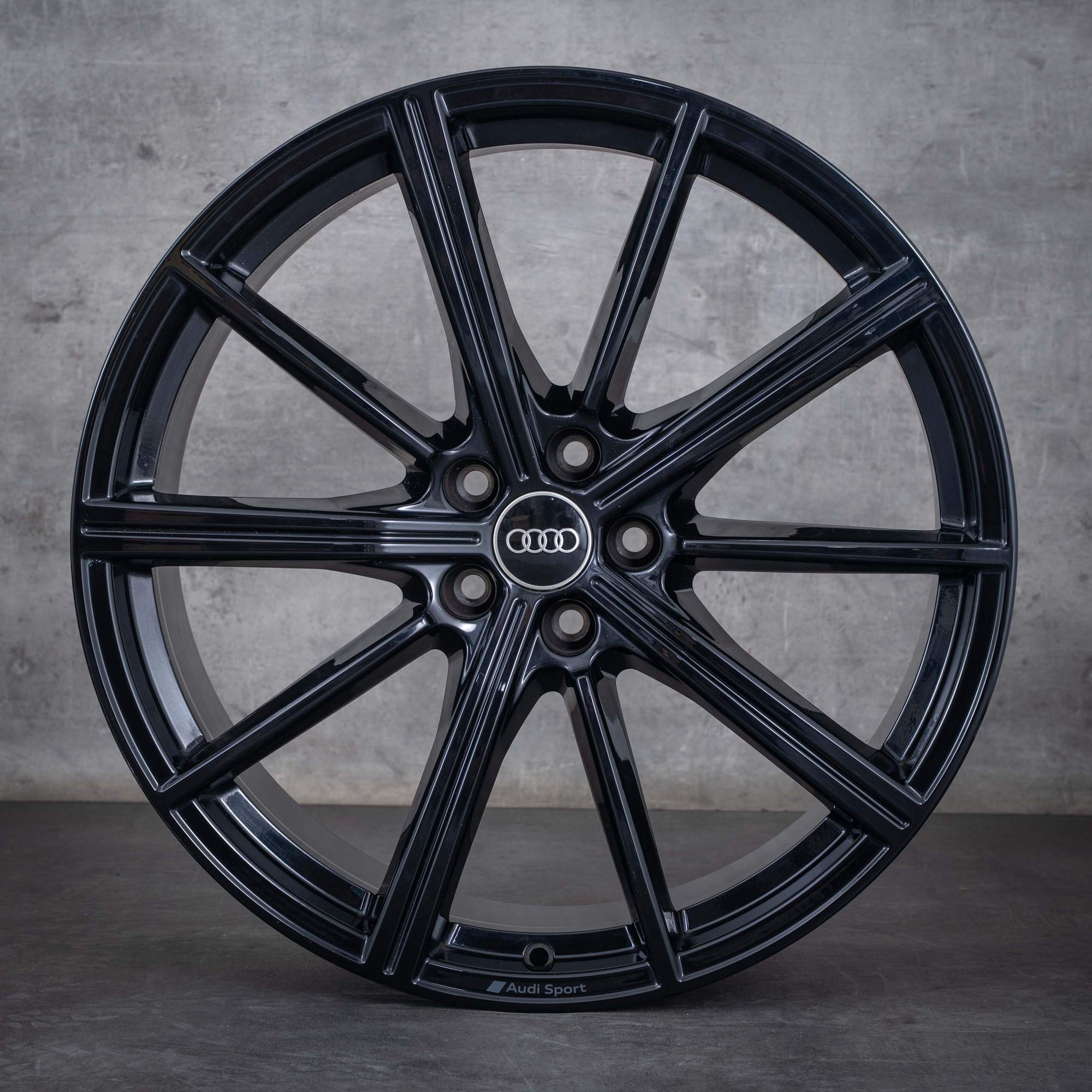 Jantes d'origine Audi A8 S8 21 pouces 4N D5 4N0601025S noir brillant