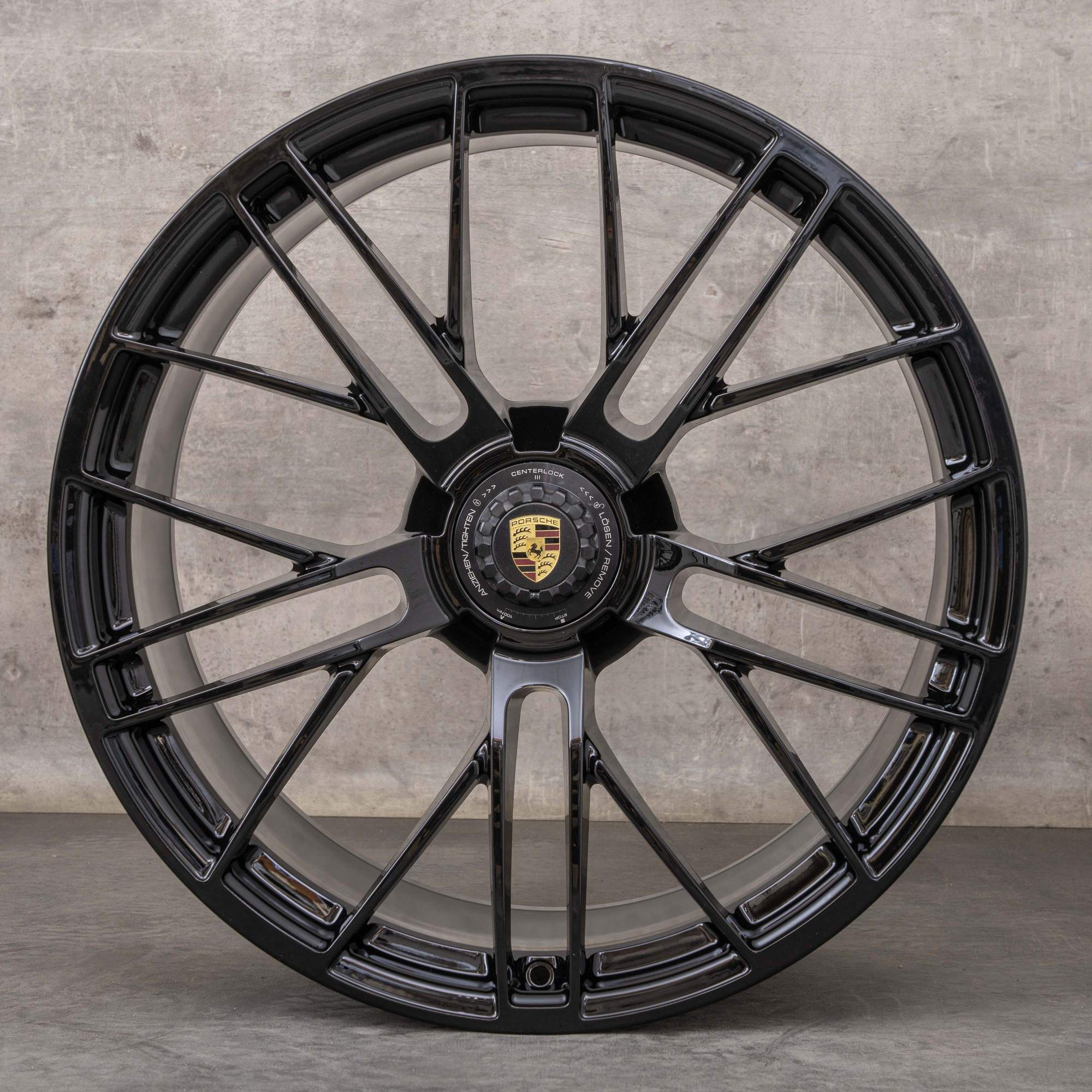 Alkuperäiset Porsche 992 II vanteet 20 21 tuuman Turbo S 992601025GN 992601025HE musta kiiltävä UUSI