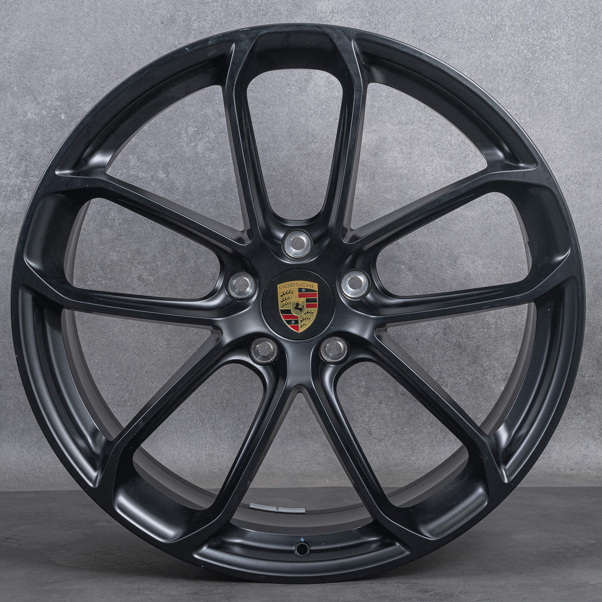 Original Porsche Cayenne E3 II Jantes 22 pouces 9Y3601025CC Noir 9Y3 GT Roue Nouveau