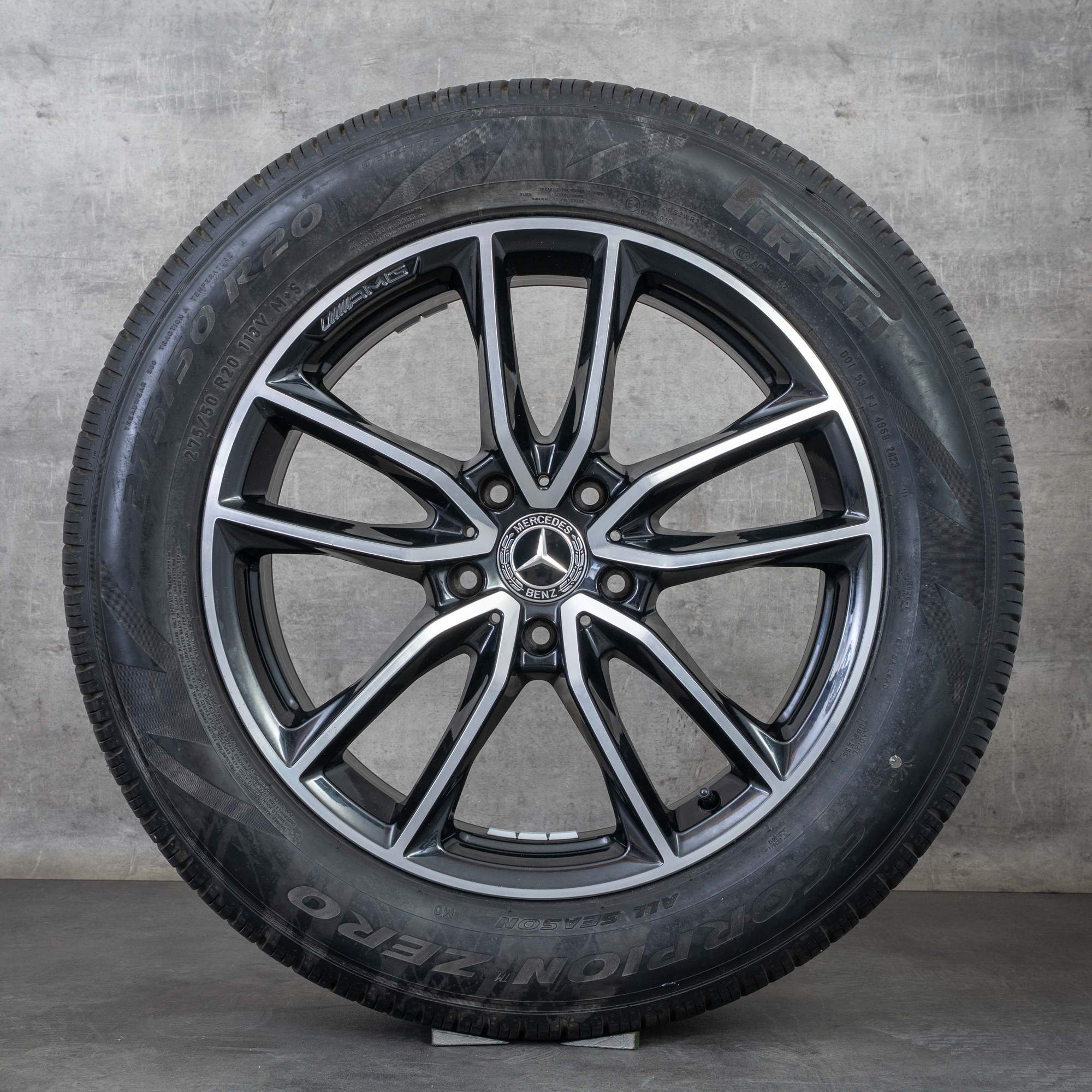 Oryginał Mercedes Benz Klasa G G350d G400d G500 AMG koła zimowe 20 cali W463A Felgi A4634013900 czarne Polerowane